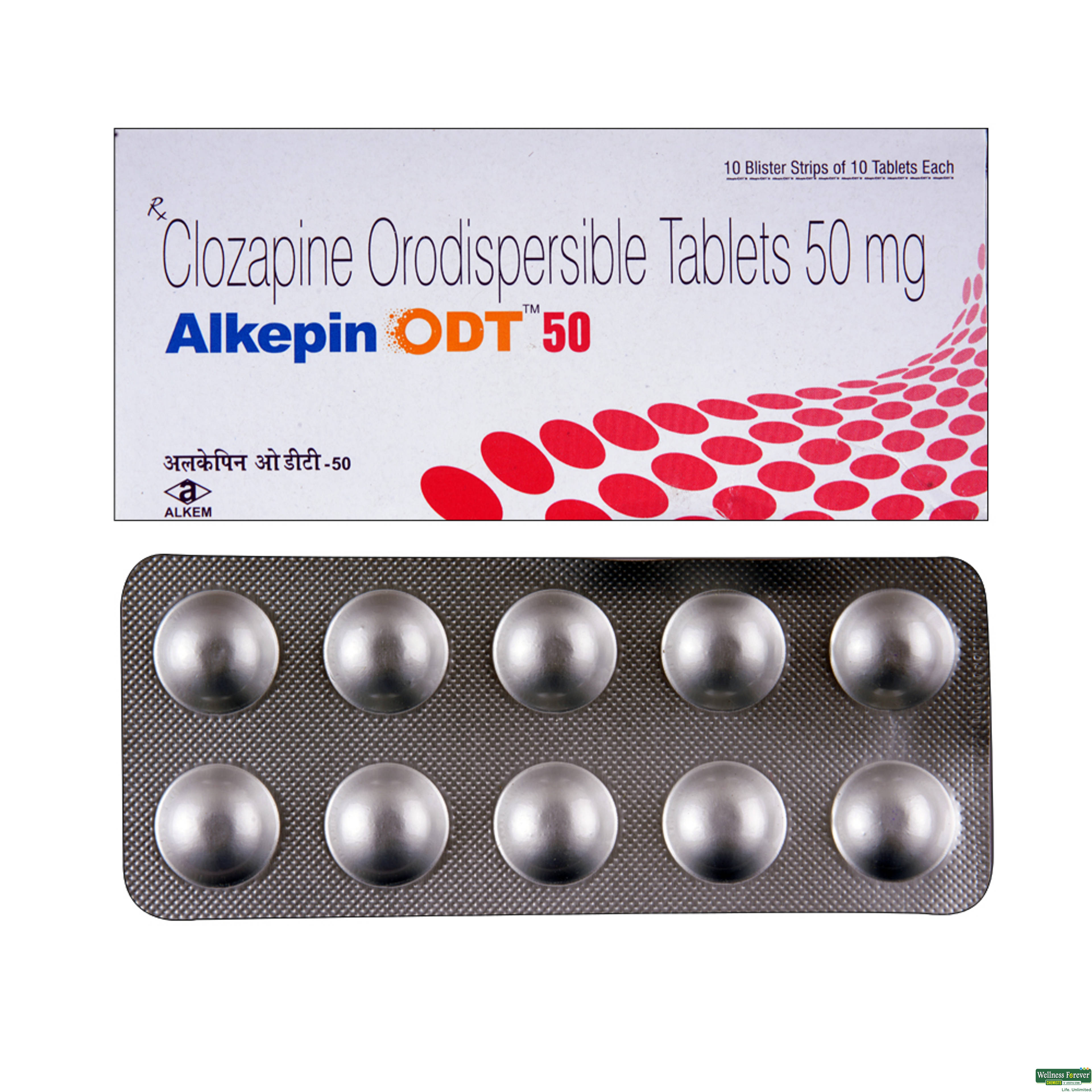 ALKEPIN-ODT 50MG 10TAB-image