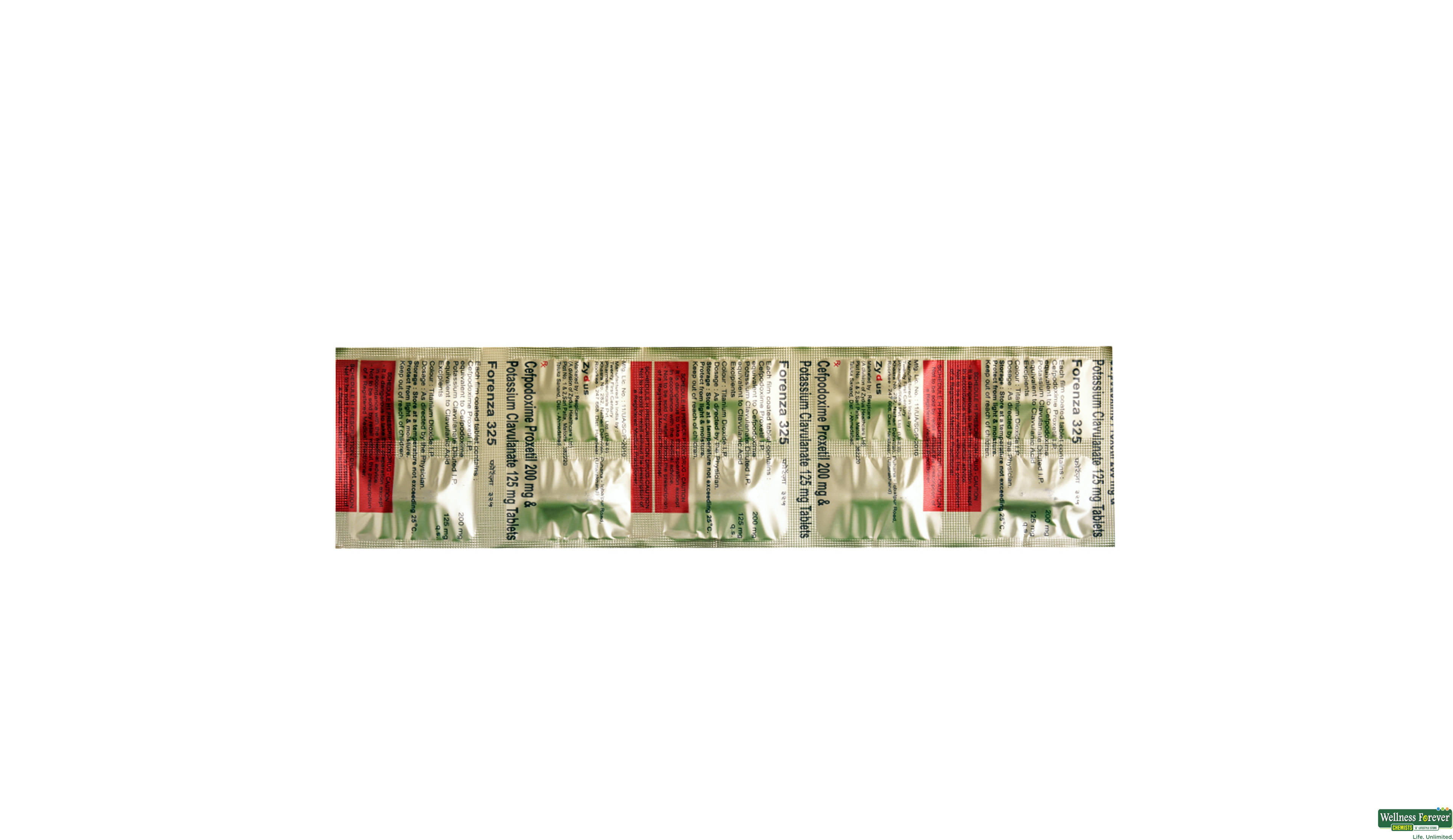 FORENZA 325MG 10TAB- 1, 10TAB, 