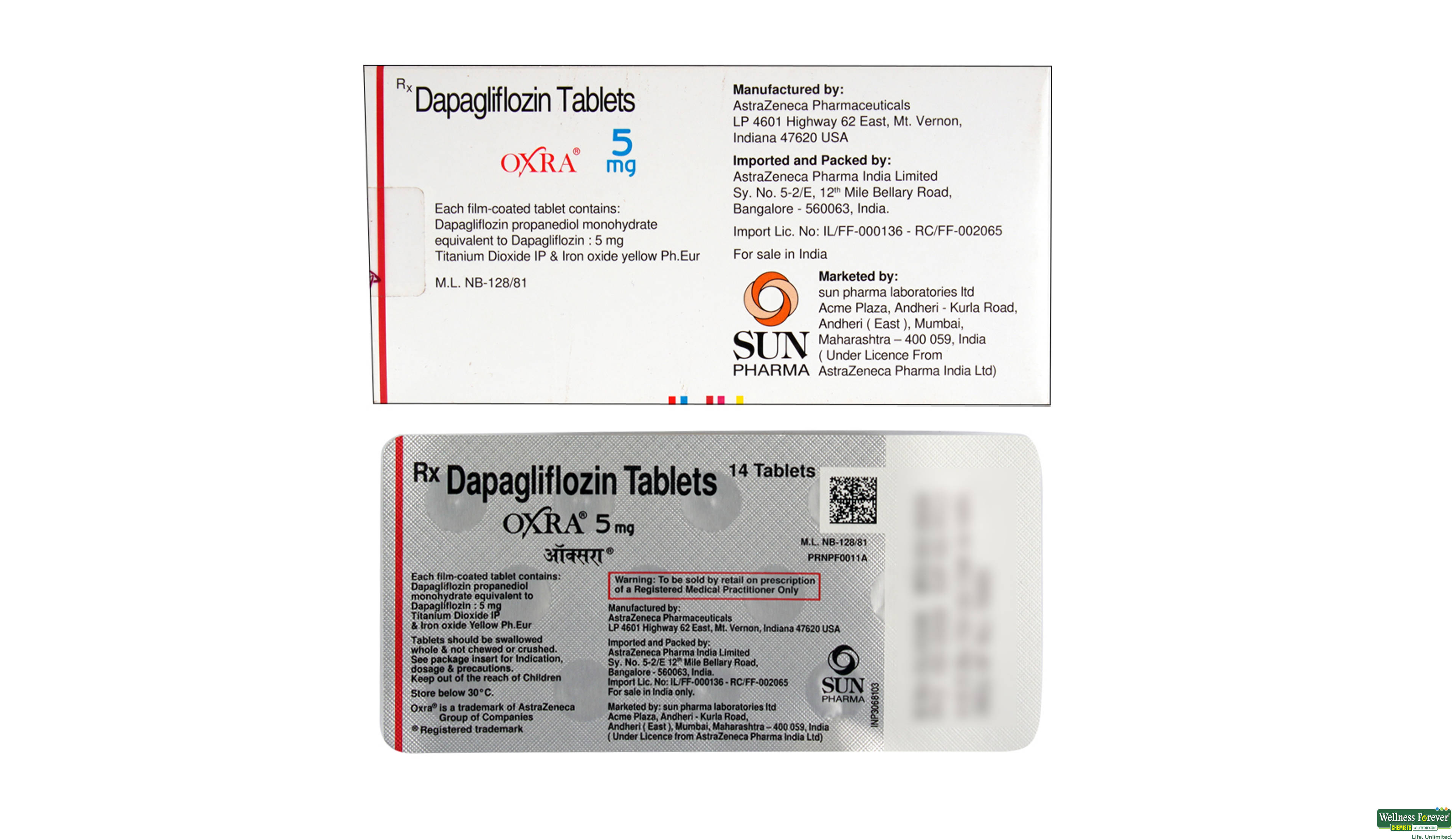 OXRA 5MG 14TAB- 2, 14TAB, 