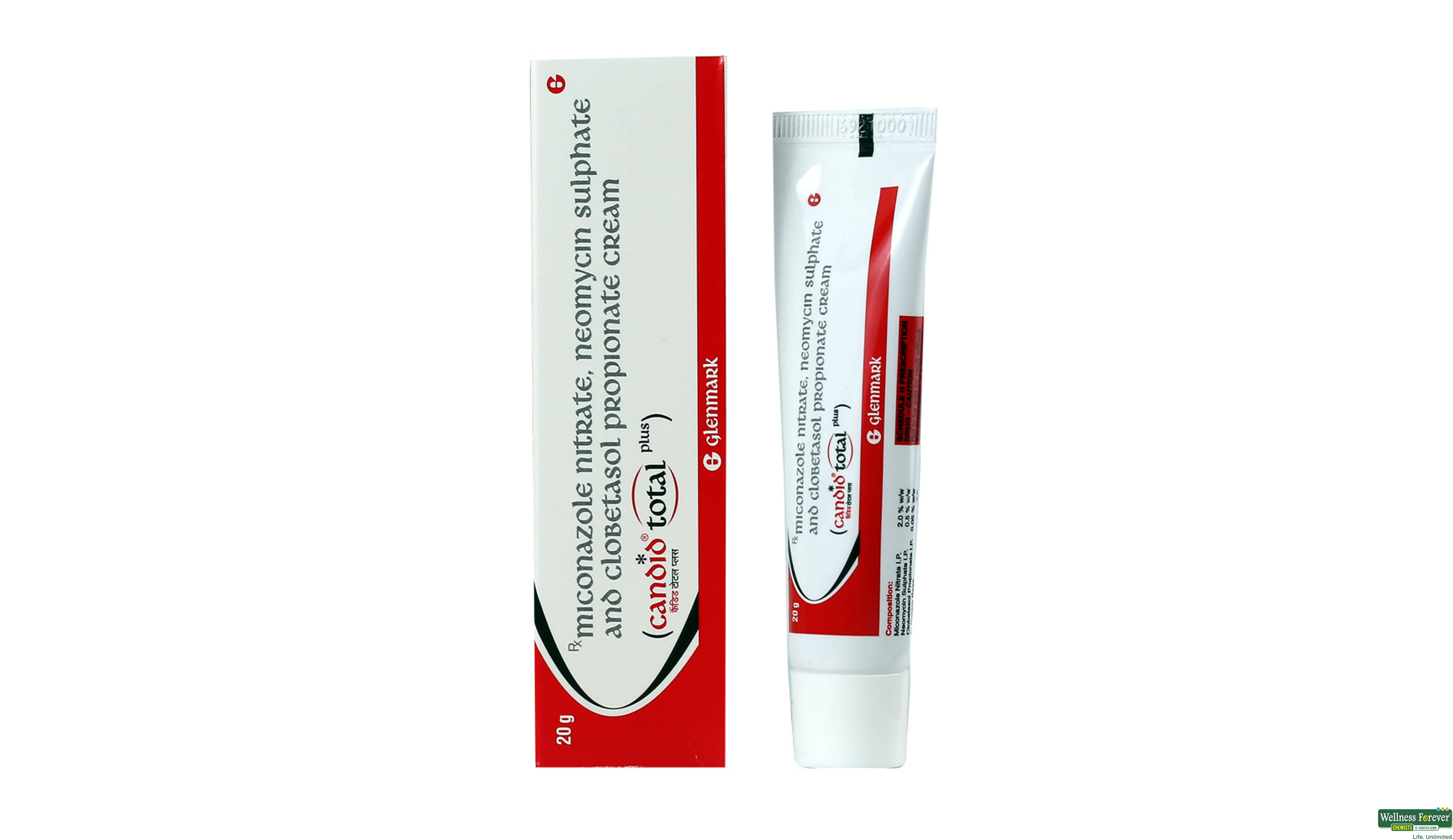 CANDID-TOTAL-PLUS CREAM 20GM- 1, 20GM, 