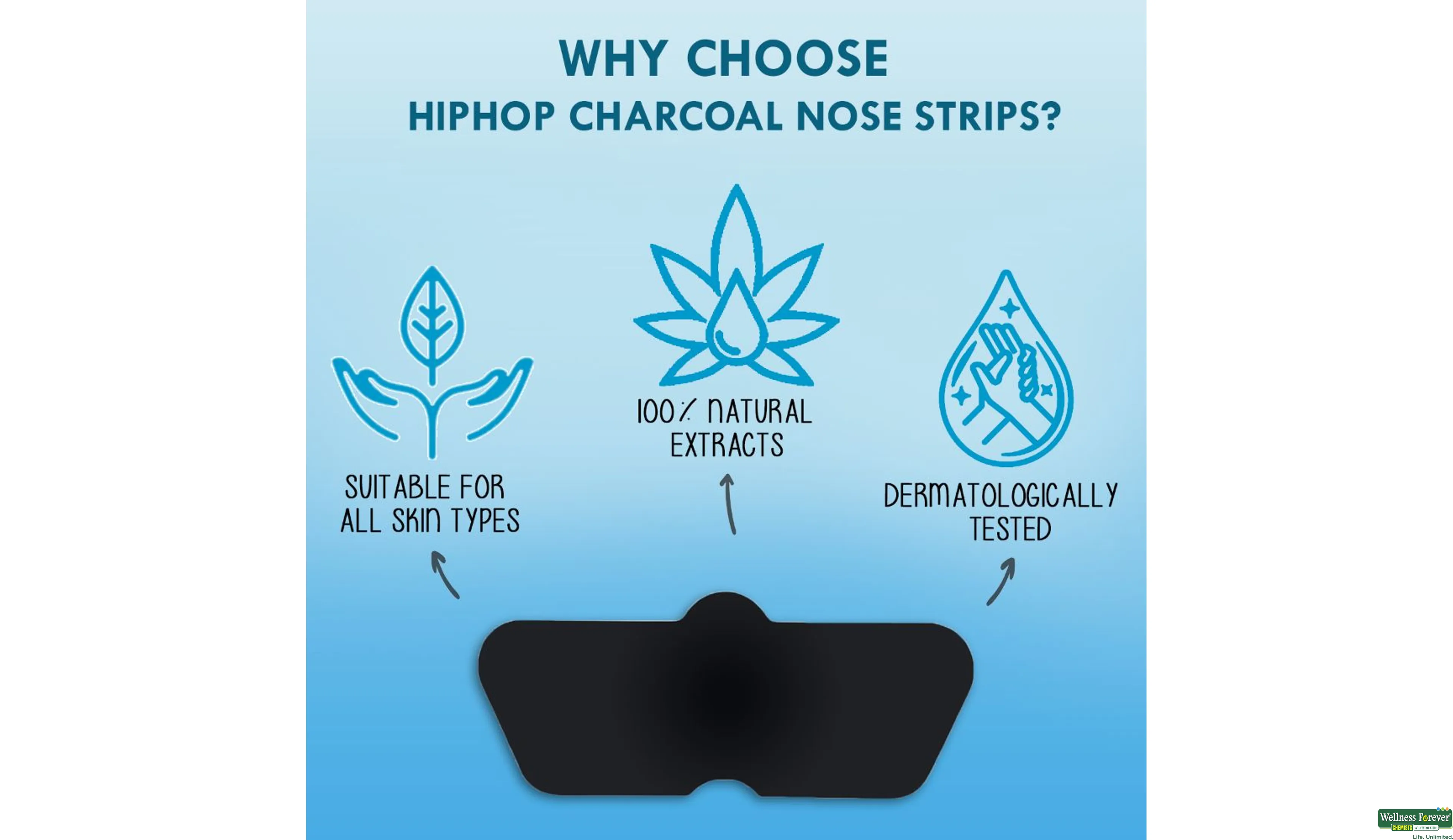 HIPHOP NOSE STRIP-M DEEP CLEAN 3STRIP- 4, 3PC, 