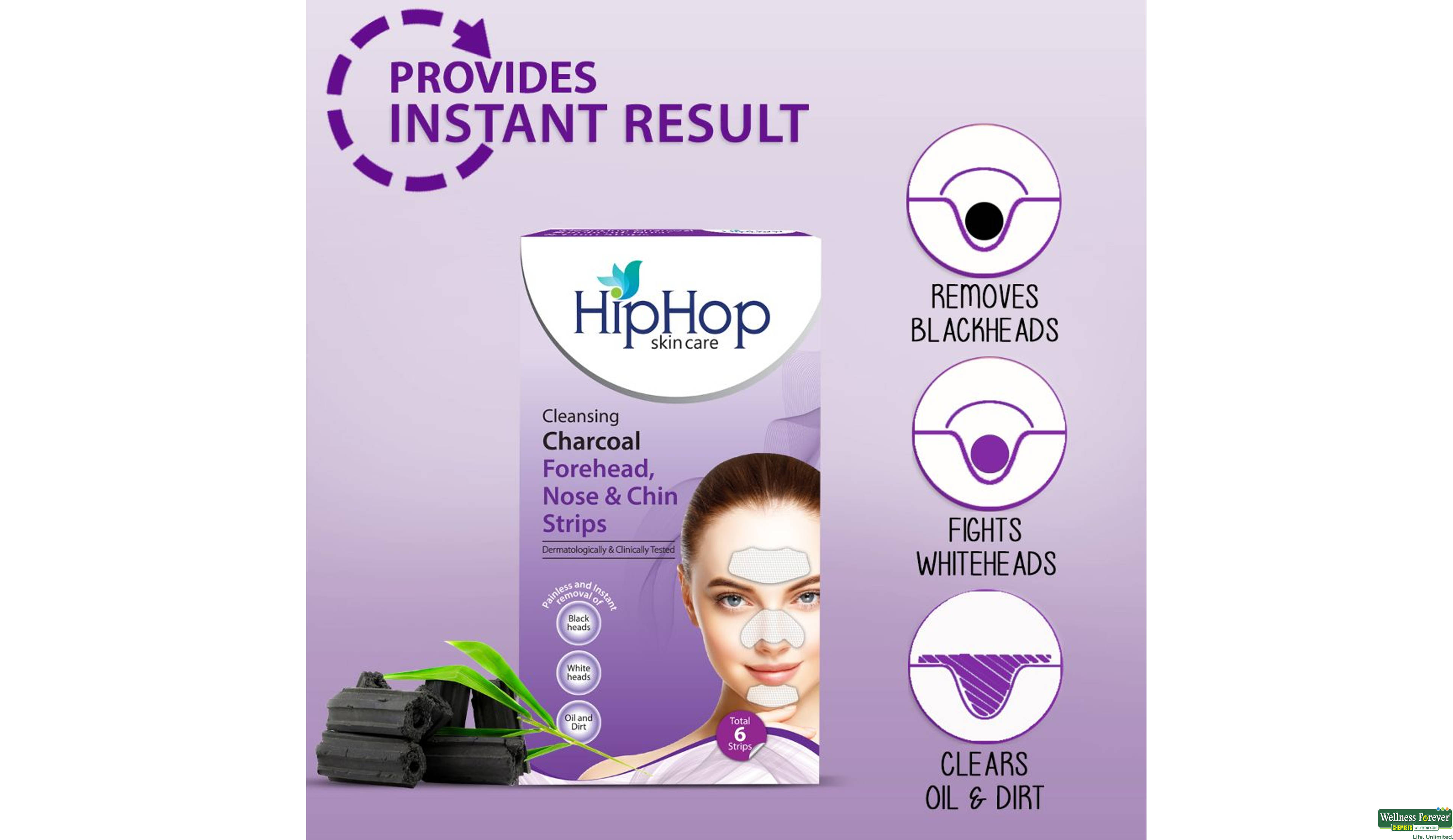 HIPHOP DEEP CLEAN CHIN/FOREHEAD 6PC- 5, 6PC, 