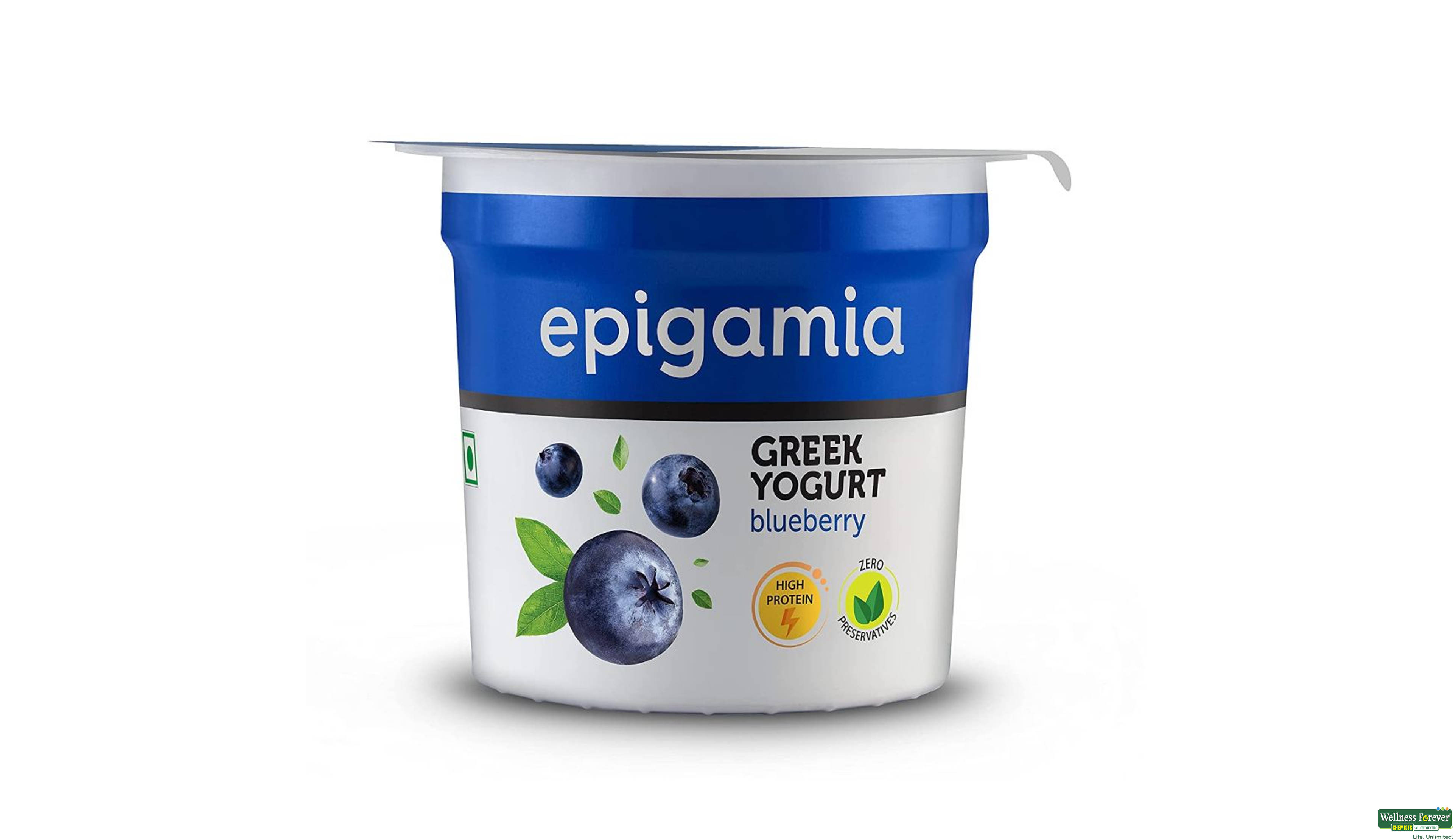 EPIGAMIA GREEK YOGURT BIUERRY 85GM- 1, 85GM, 