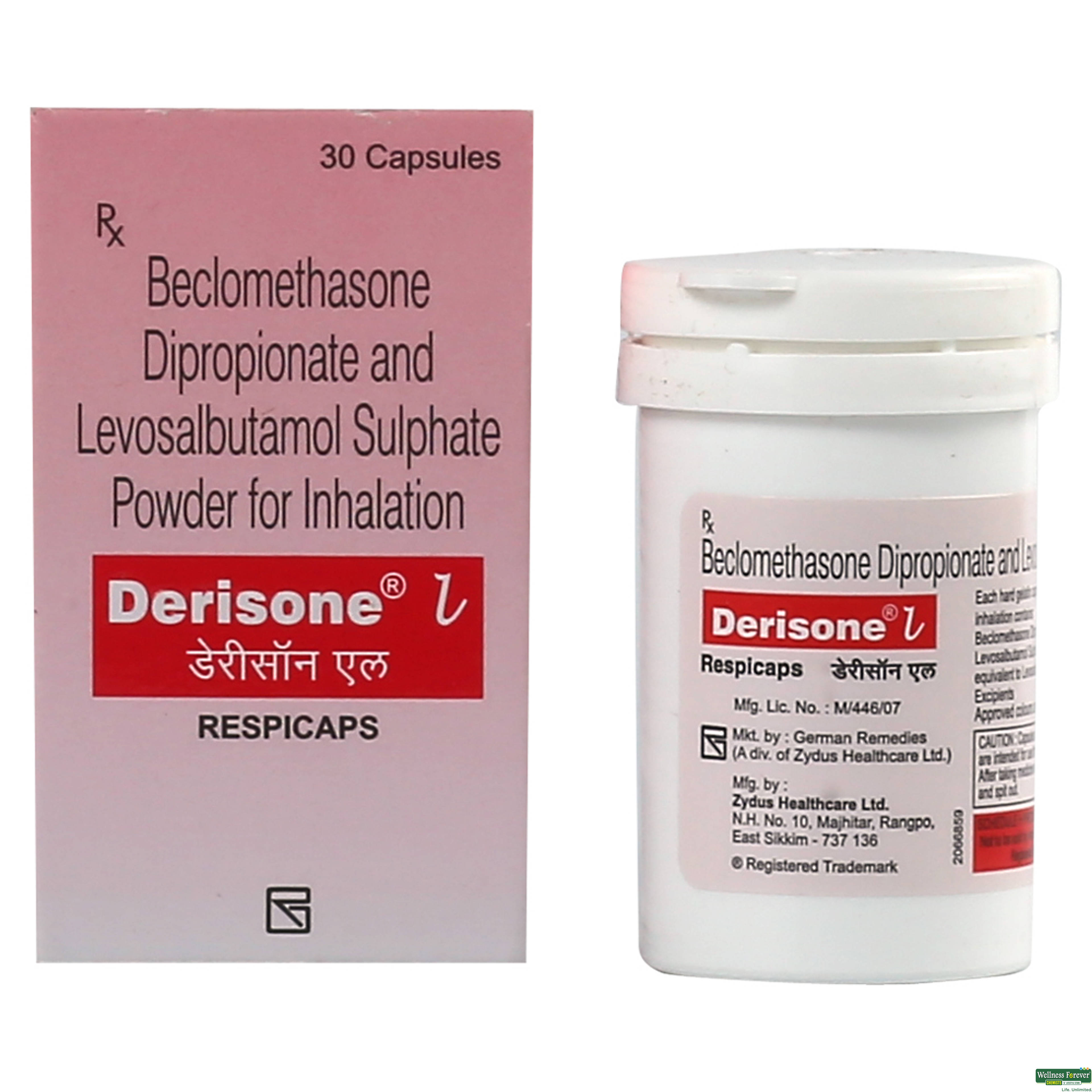 DERISONE-L RESPICAPS 30CAP-image