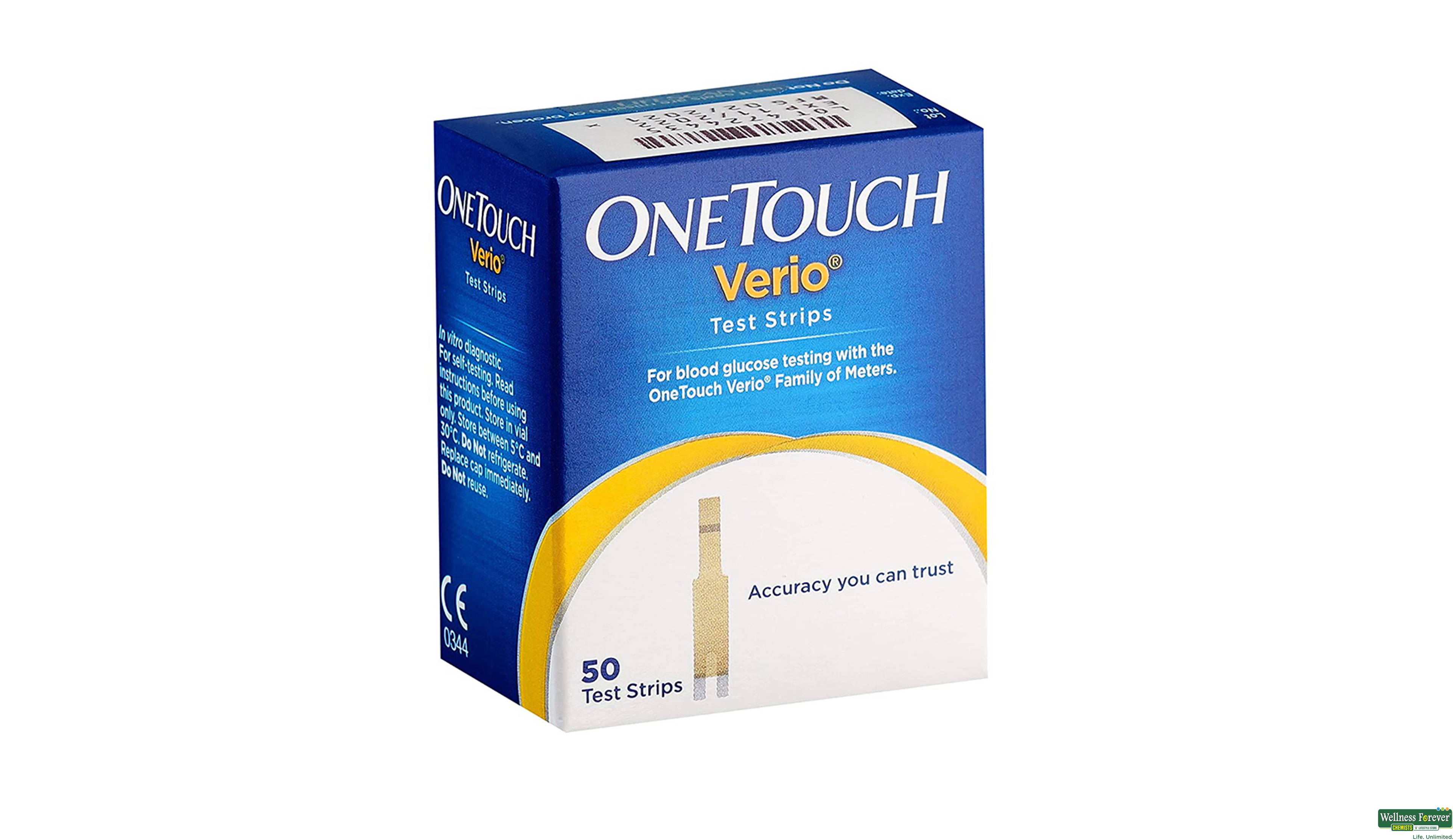 ONE TOUCH VERIO FLEX TEST STRIPS 50 1PC- 2, 1PC, 