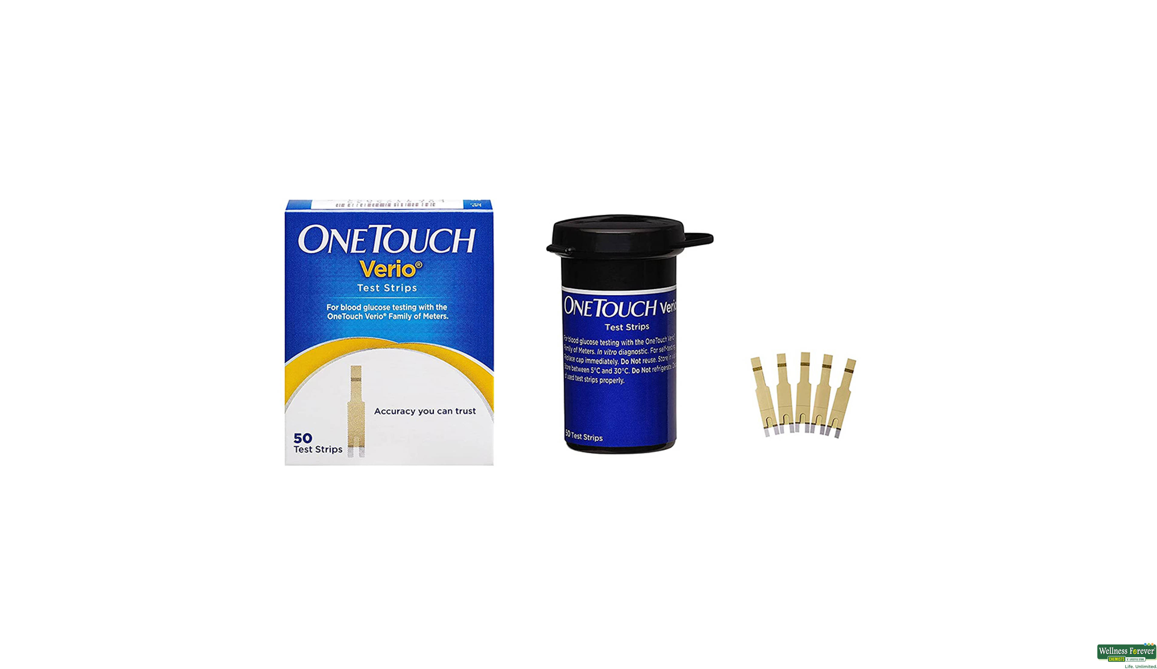 ONE TOUCH VERIO FLEX TEST STRIPS 50 1PC- 3, 1PC, 