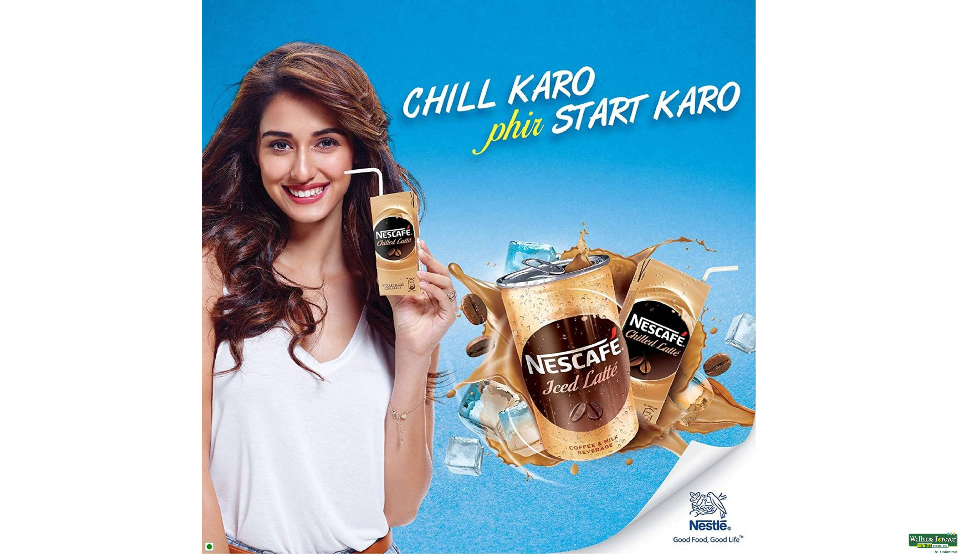 NESCAFE COFFEE CHILLED LATTE 180ML- 4, 180ML, 