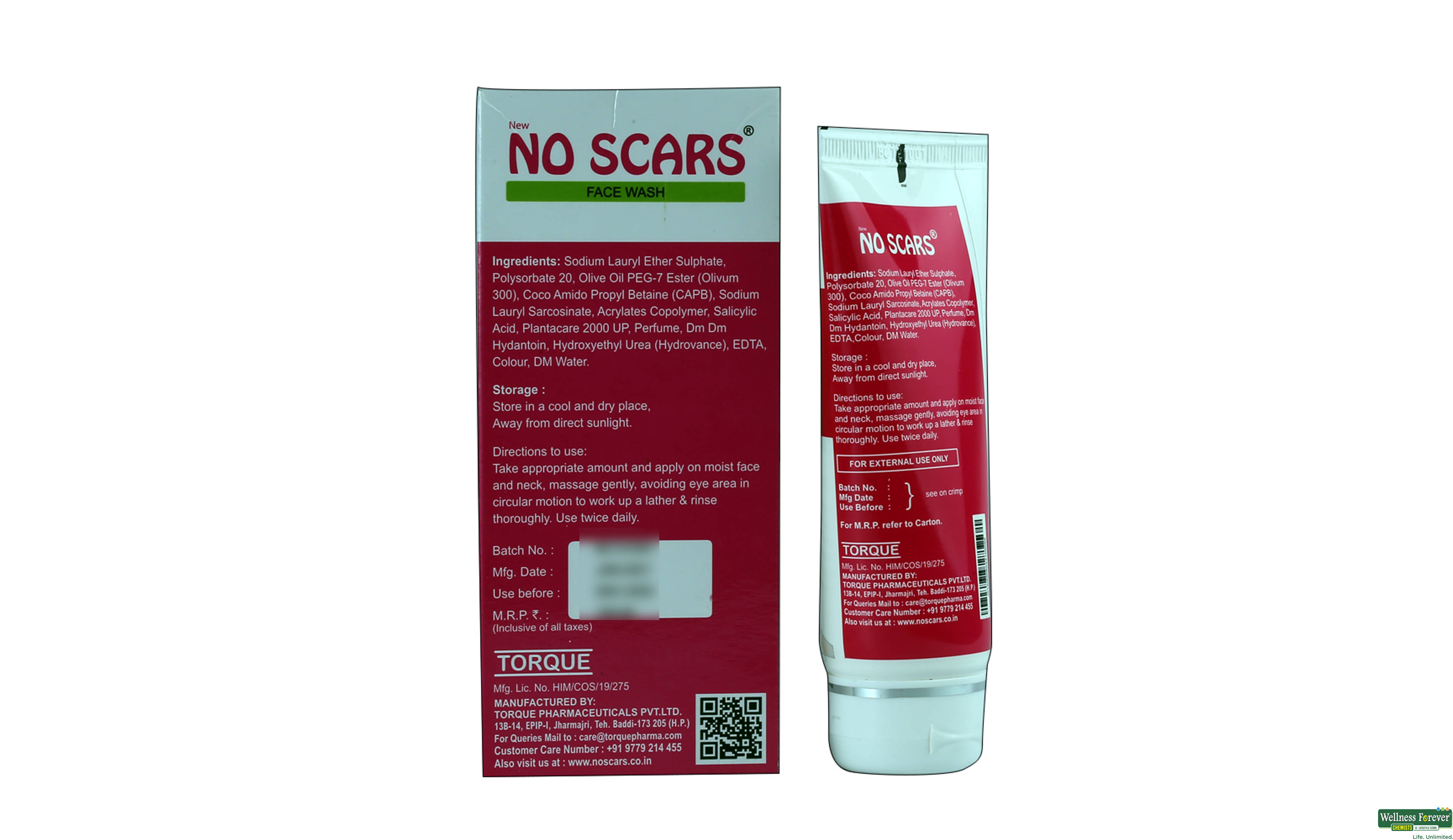 NO SCARS F/WASH CLEANSING 60ML- 2, 60ML, 