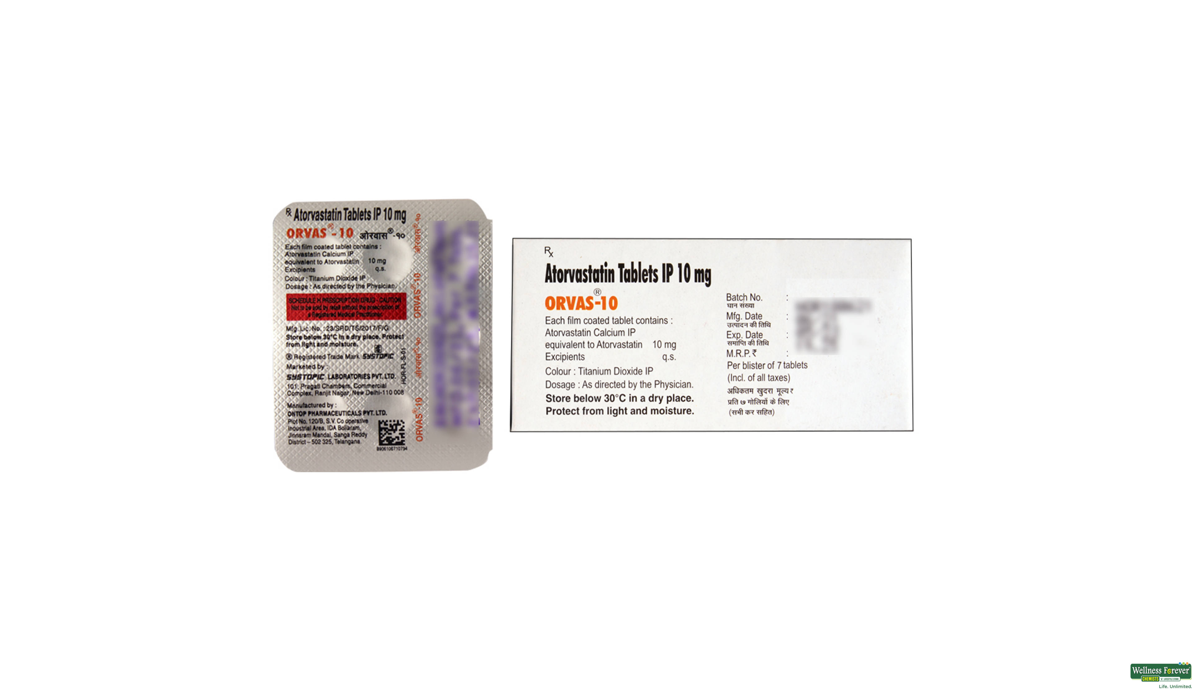 ORVAS-10MG 7TAB- 2, 7TAB, 