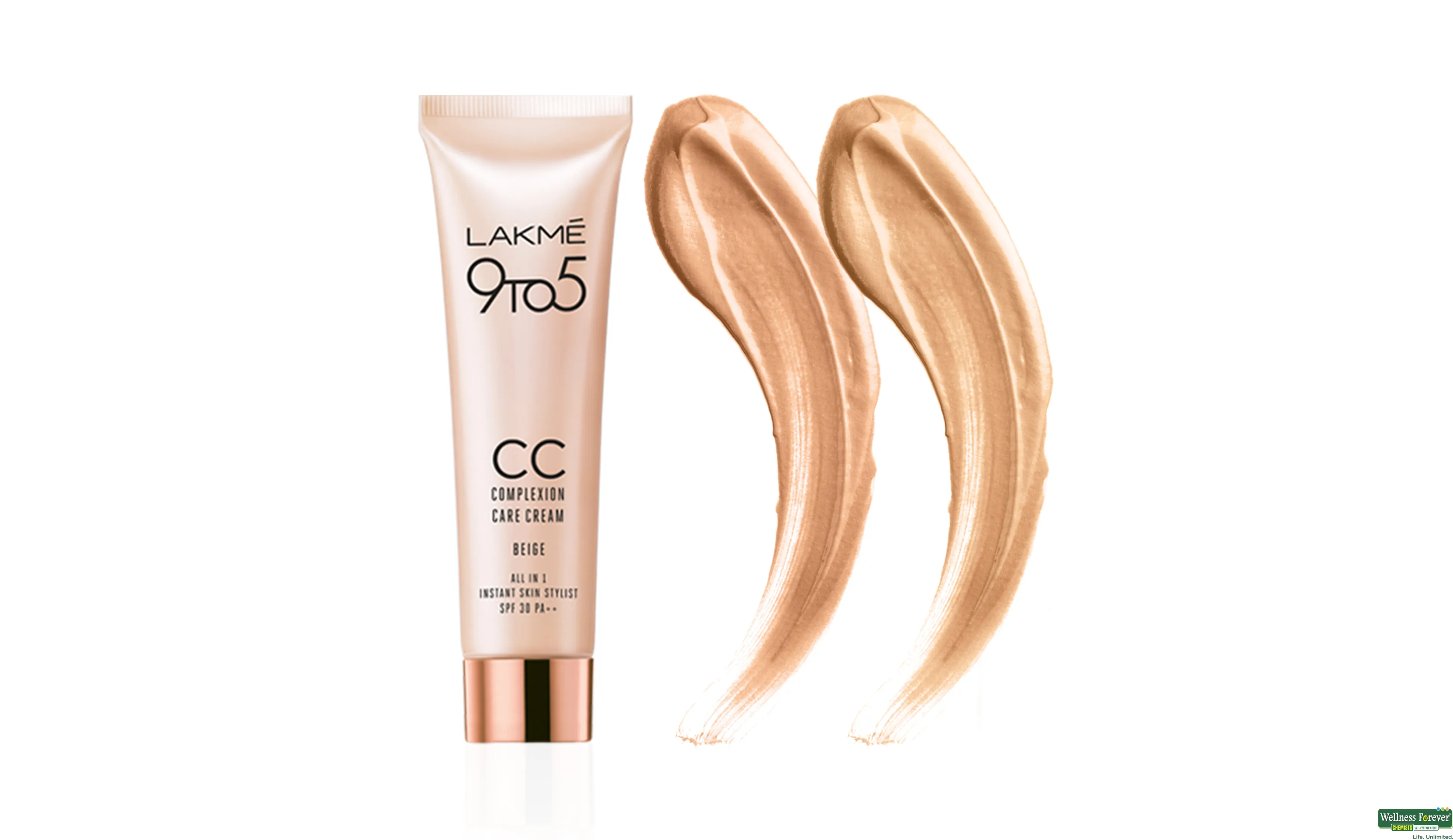 LAKME 9TO5 CC CRM BEIGE 9GM- 3, 9GM, 