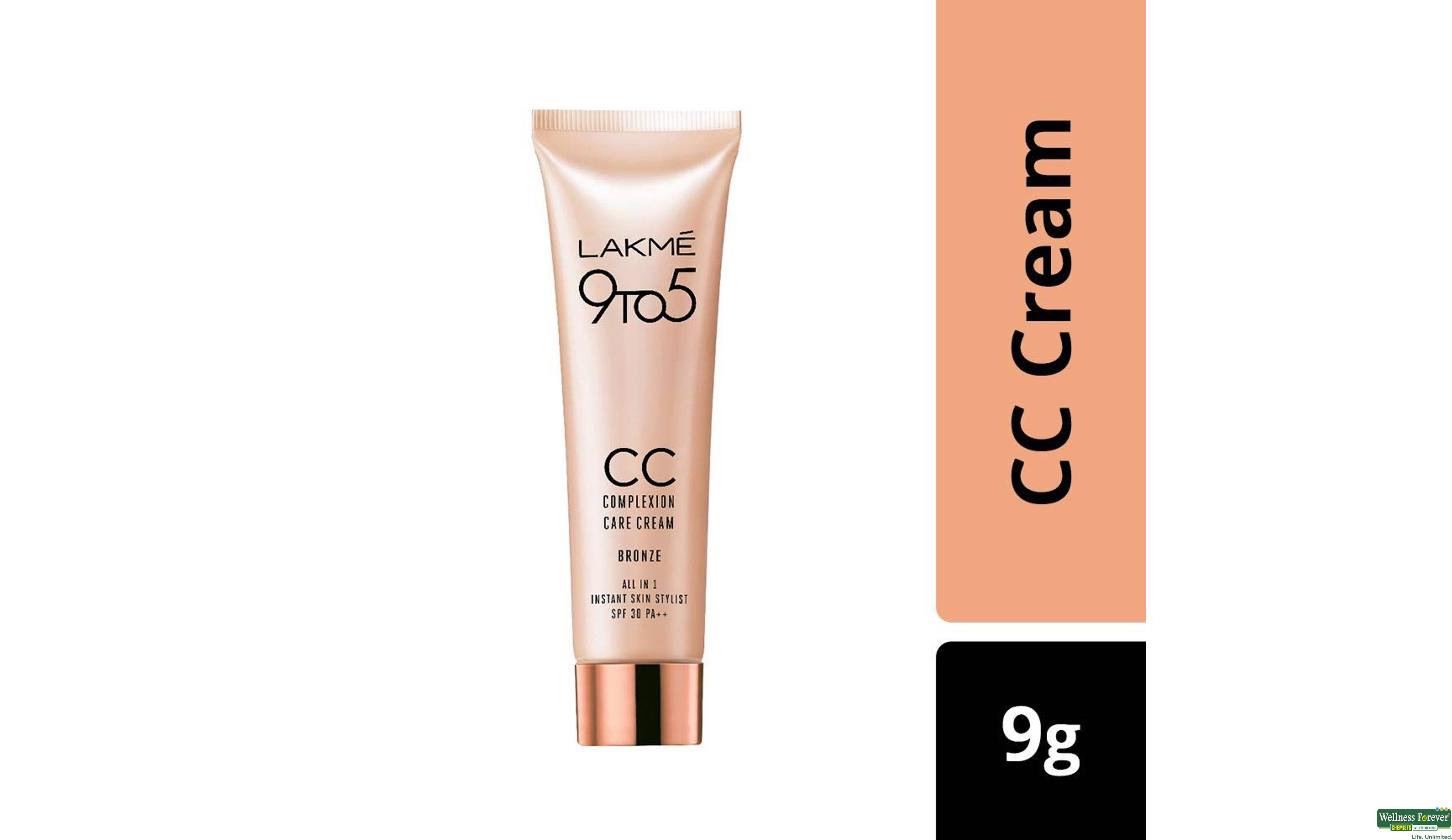 LAKME 9TO5 CC CRM BRONZE 9GM- 1, 9GM, 