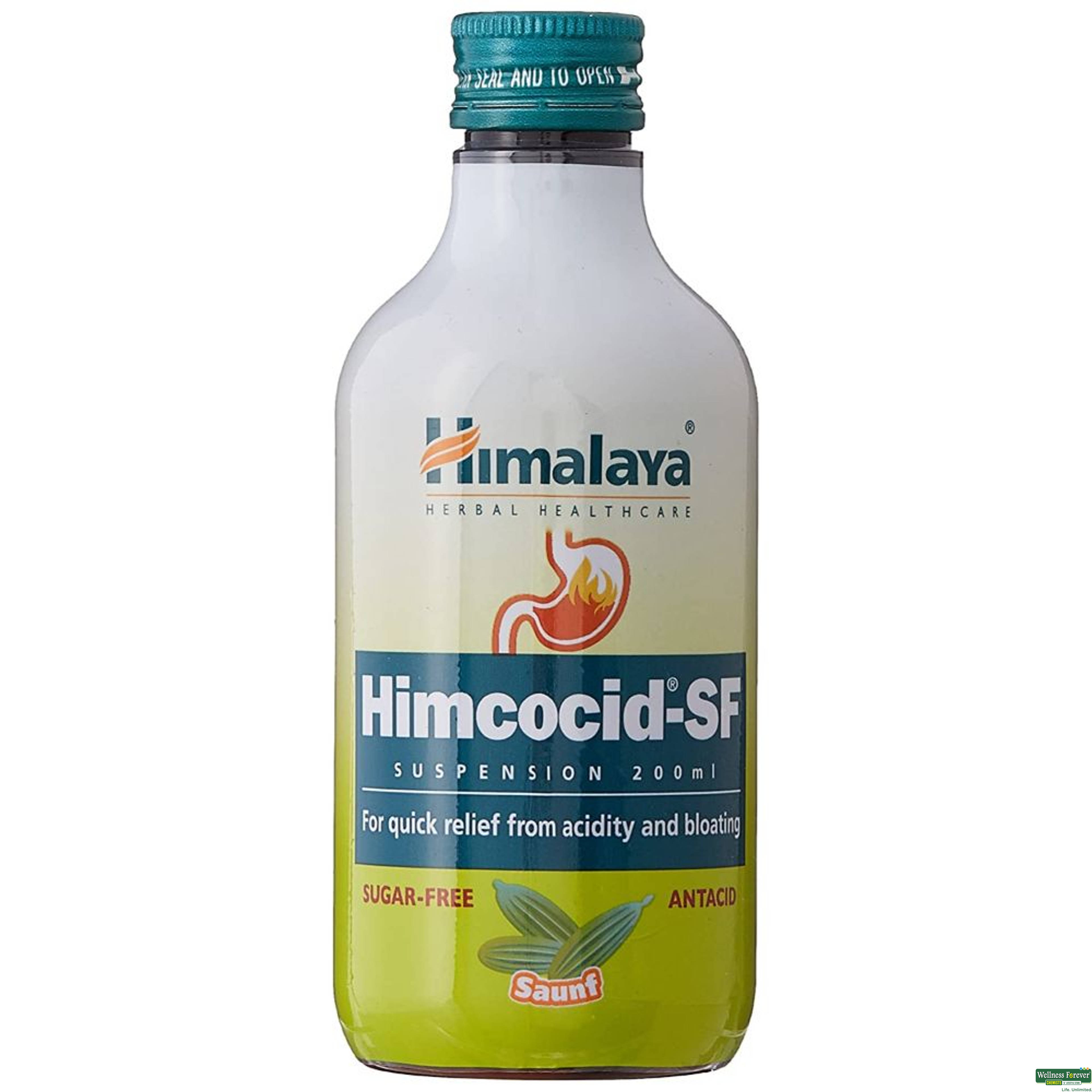 Himalaya Himcocid Sugarfree Mint Syrup, 200 ml-image