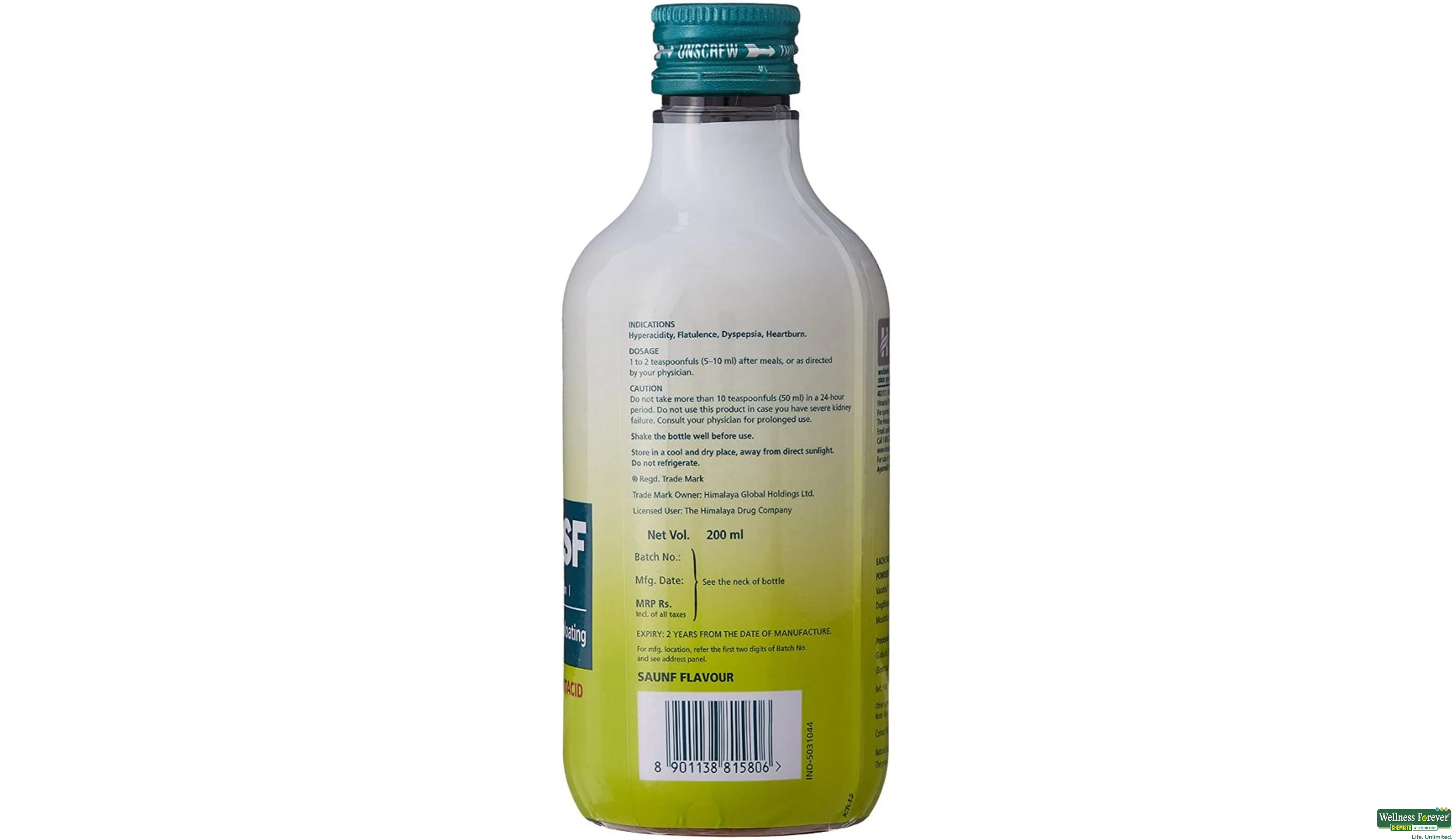 HIMCOCID-SF MINT SYP 200ML- 2, 200ML, 