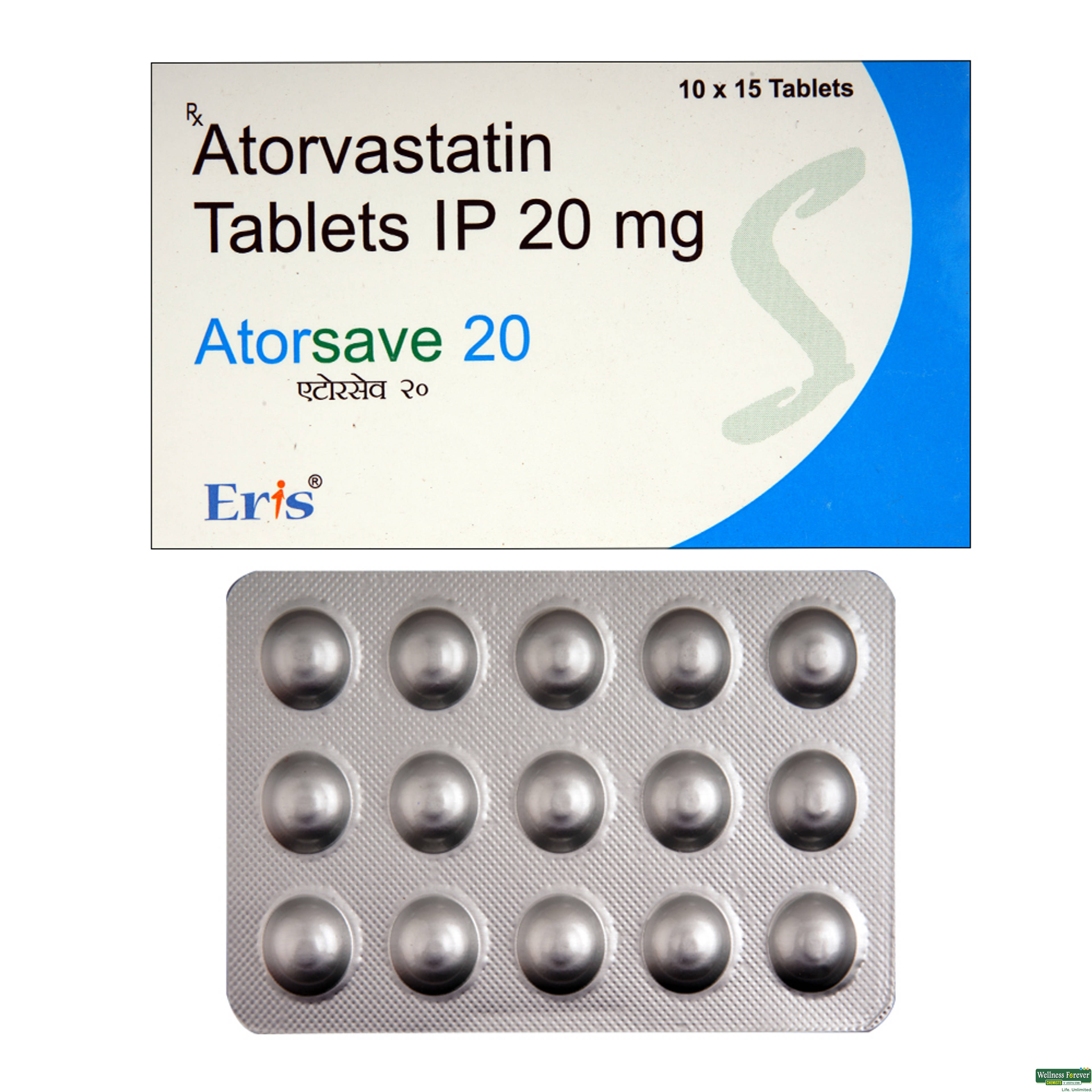 ATORSAVE 20MG 15TAB-image
