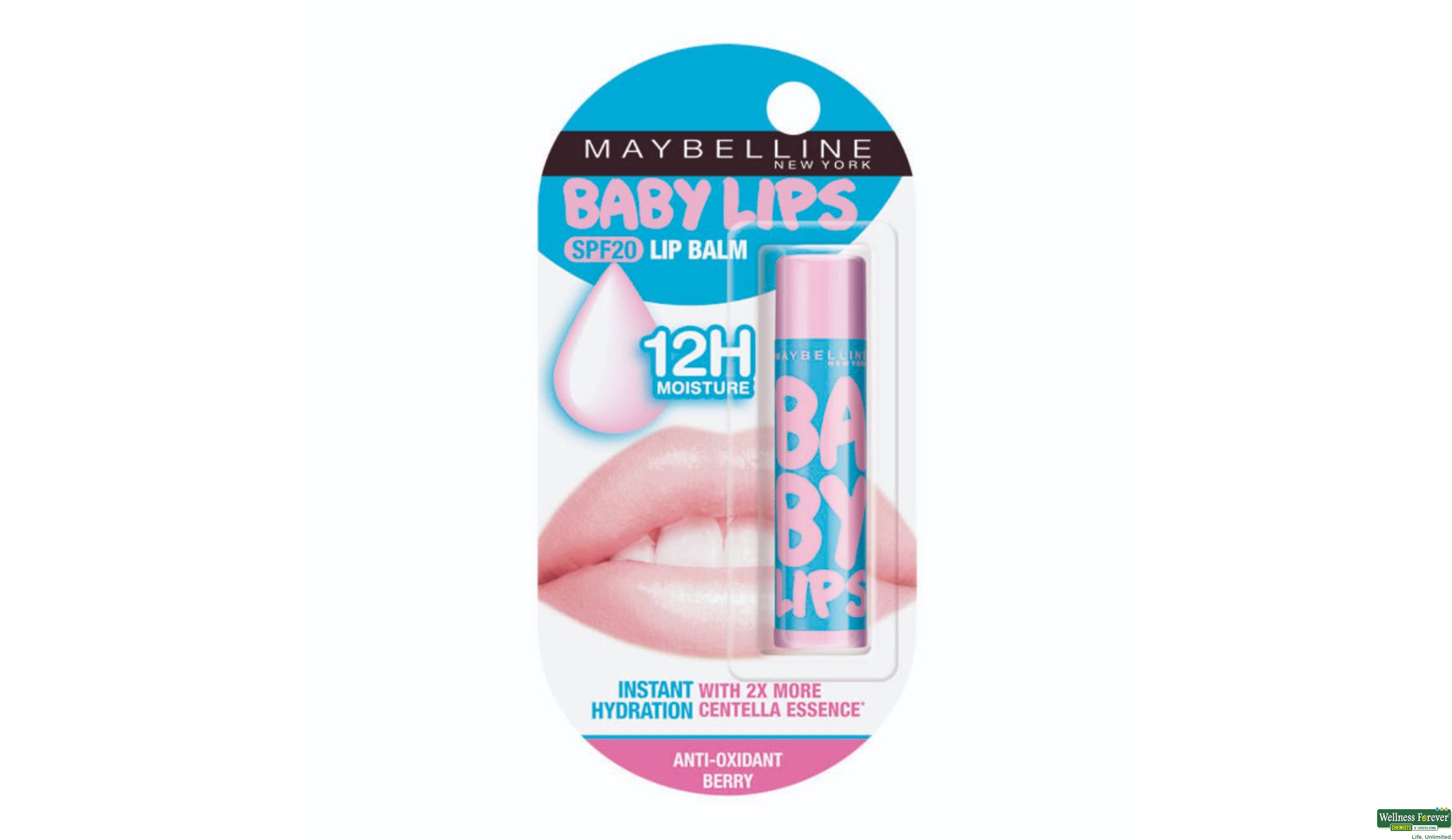 MAYBELLINE LIP BALM ANTIOXIDANT BERRY 4G- 2, 4GM, 