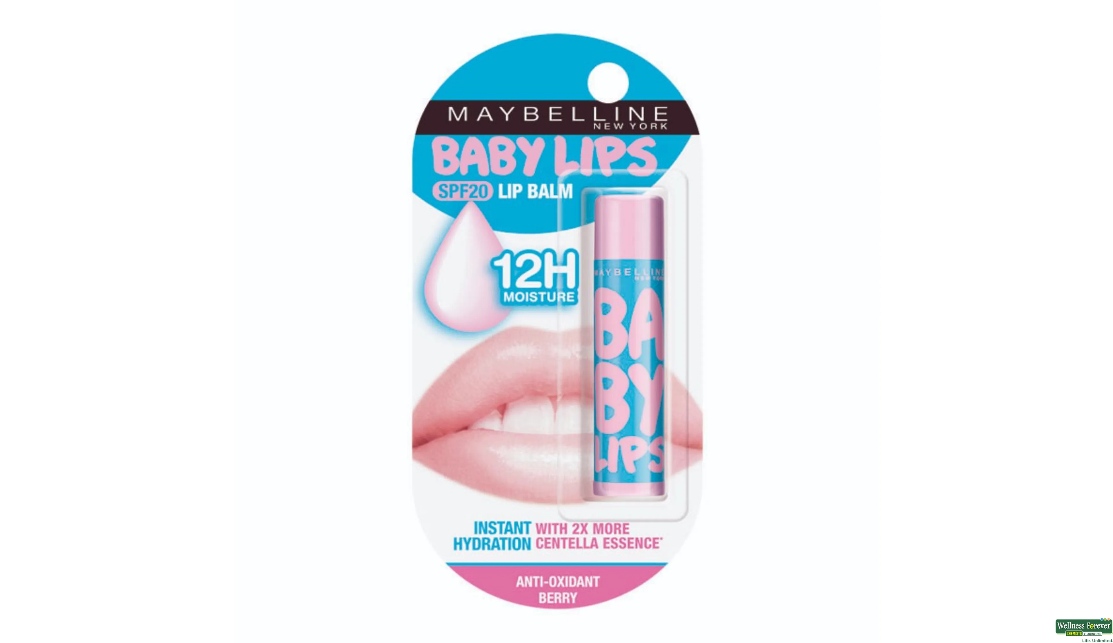 MAYBELLINE LIP BALM ANTIOXIDANT BERRY 4G- 2, 4GM, 