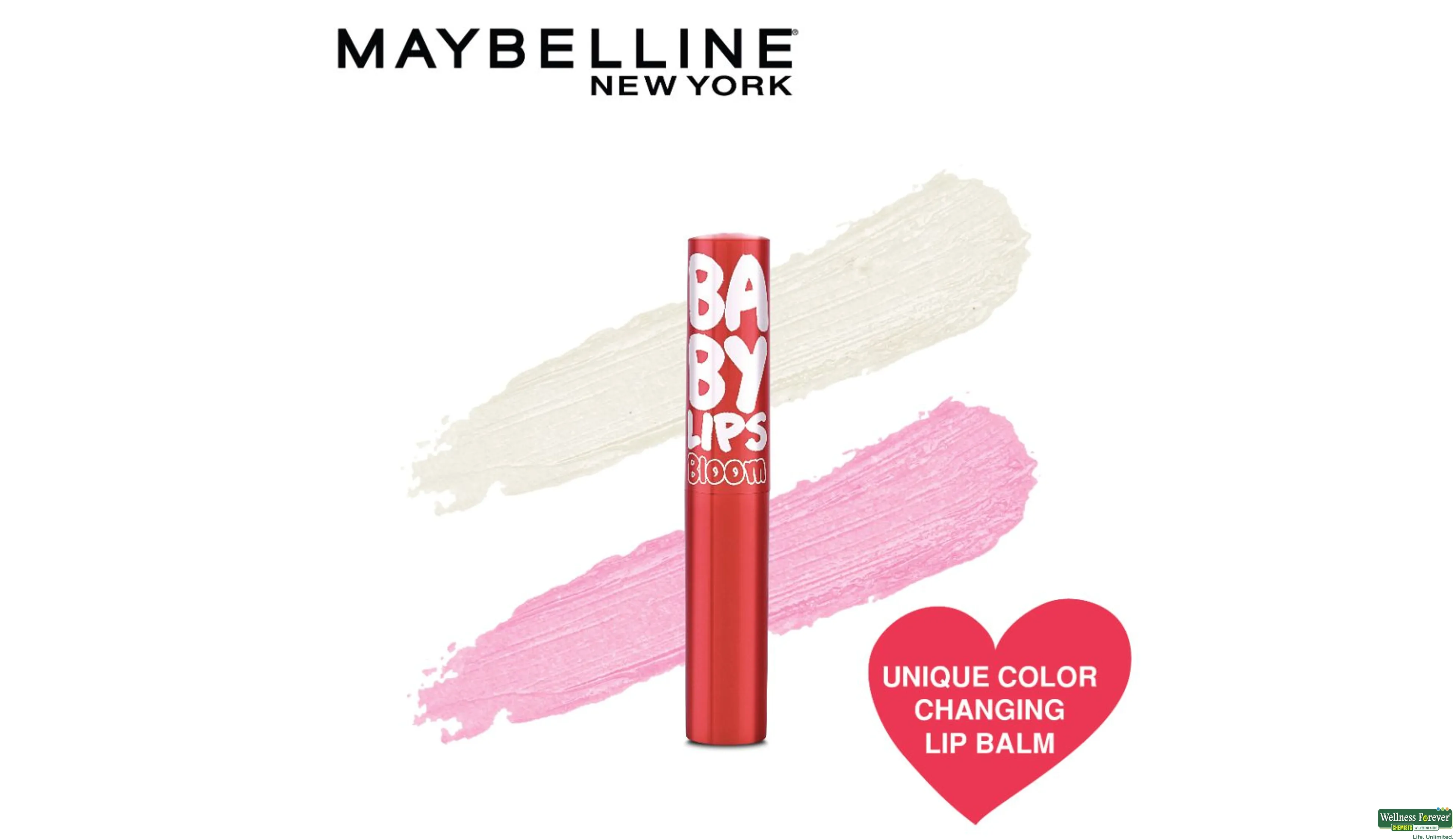 MAYBELLINE LIP BALM PEACH BLOOM 1.7GM- 3, 1.7GM, 