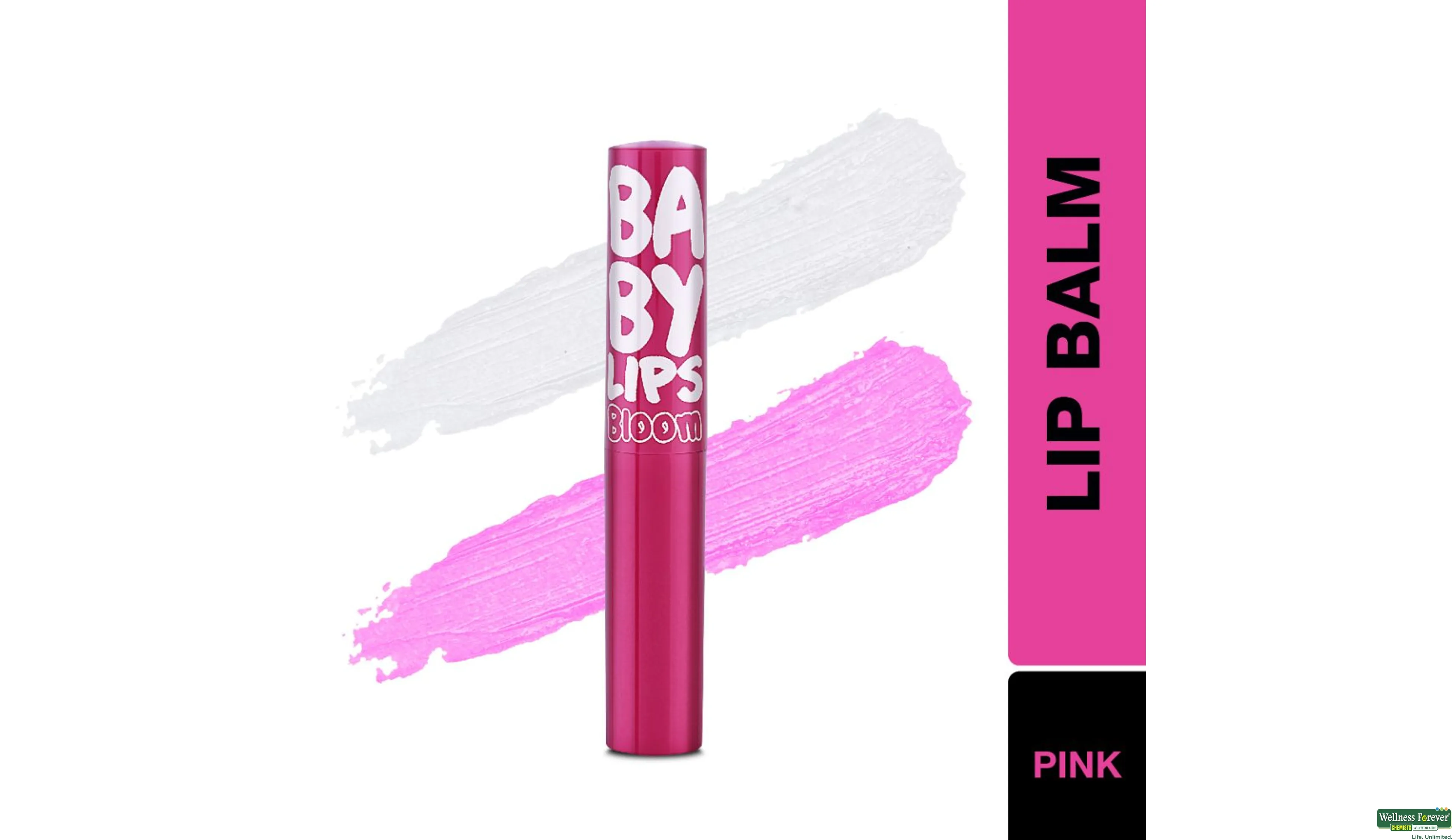 MAYBELLIN LIP BALM PINK BLOOM 1.7GM- 1, 1.7GM, 