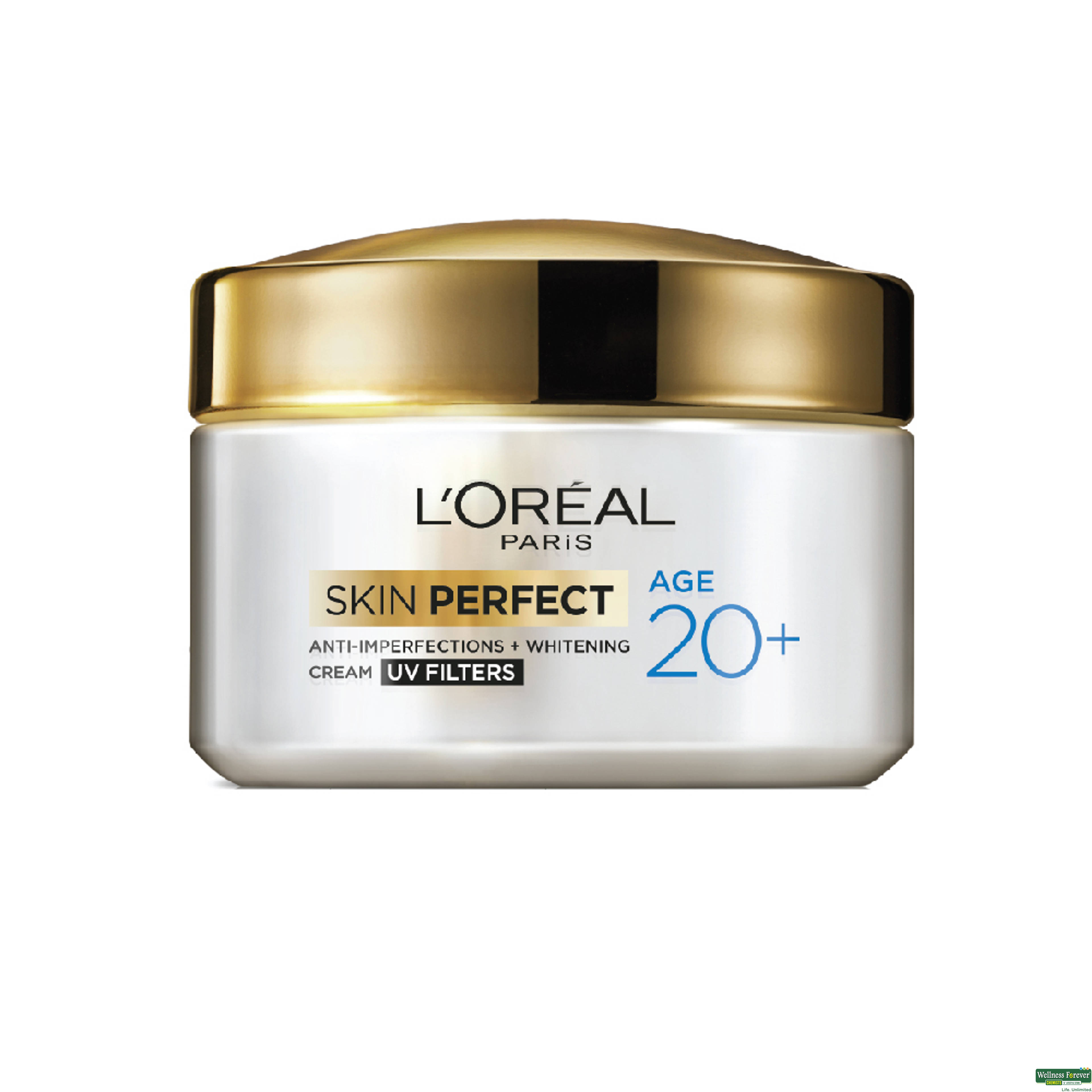 L'Oreal Paris 20+UV Anti-Imperfections and Whitening Cream, 50 g-image