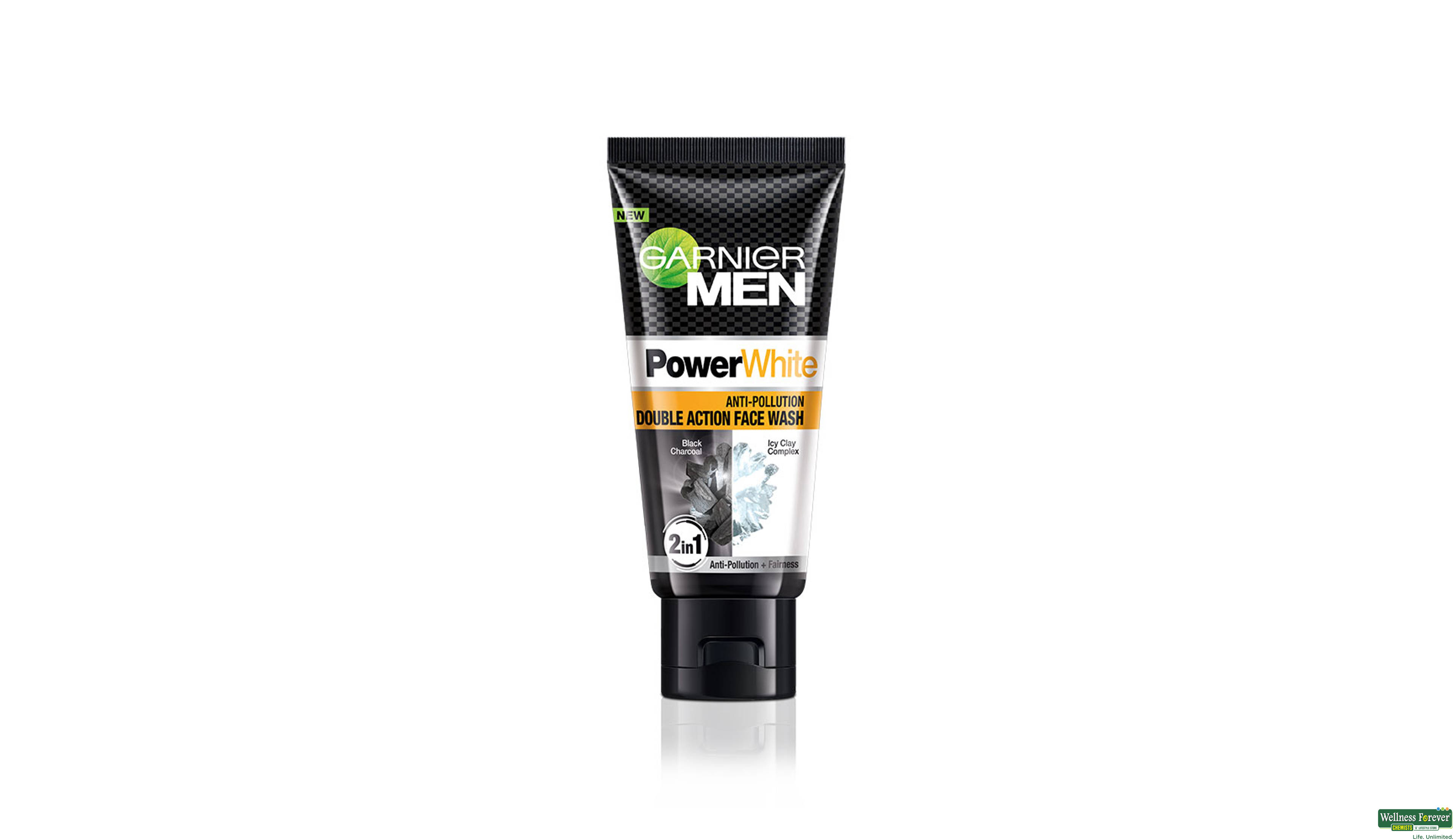 GARNIER F/WASH MEN TURBOBRIGHT DOUBLE ACTION 50GM- 2, 50GM, 