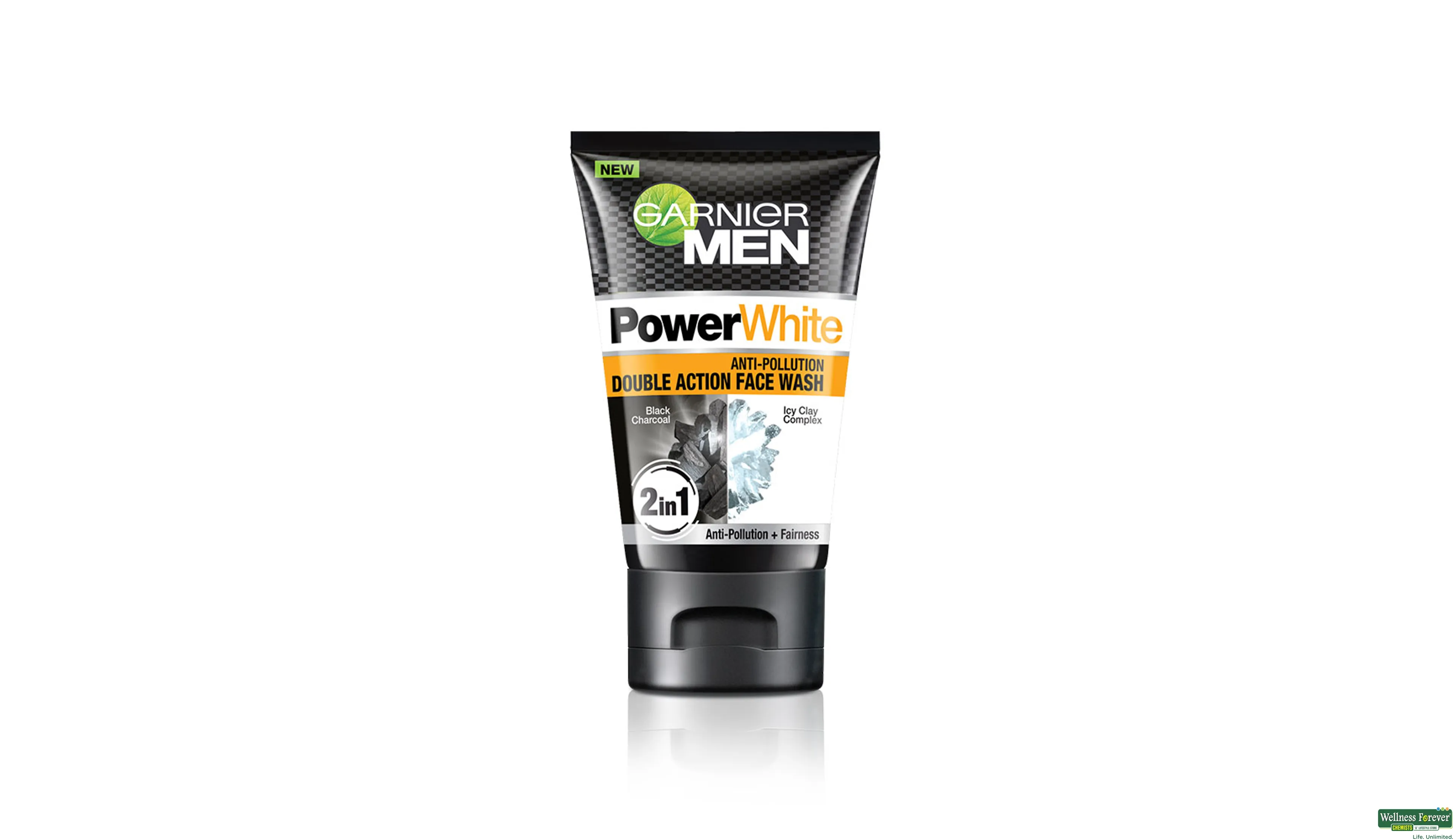 GARNIER F/WASH MEN TURBOBRIGHT DOUBLE ACTION 100GM- 3, 100GM, 