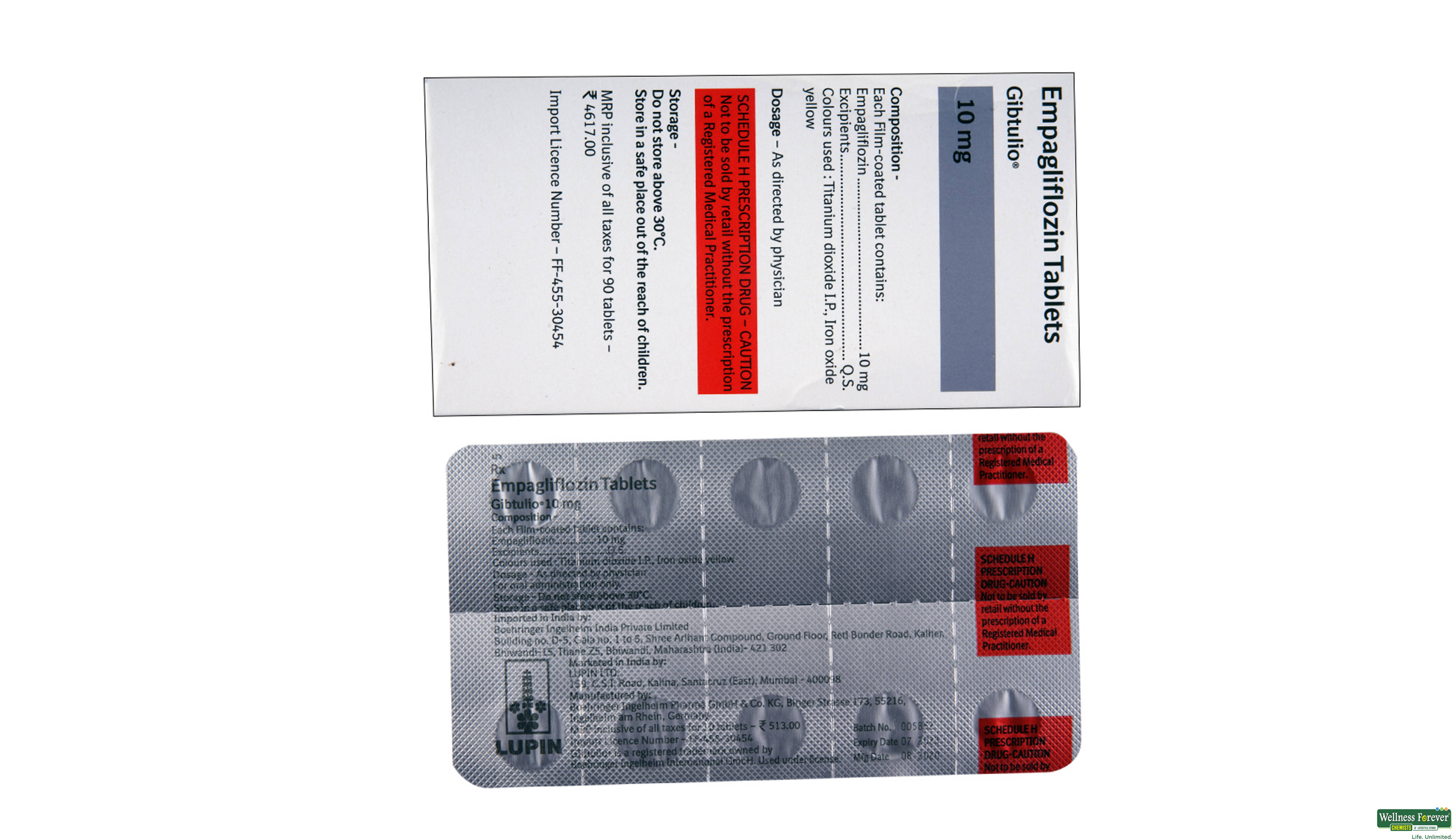 GIBTULIO 10MG 10TAB- 2, 10TAB, 