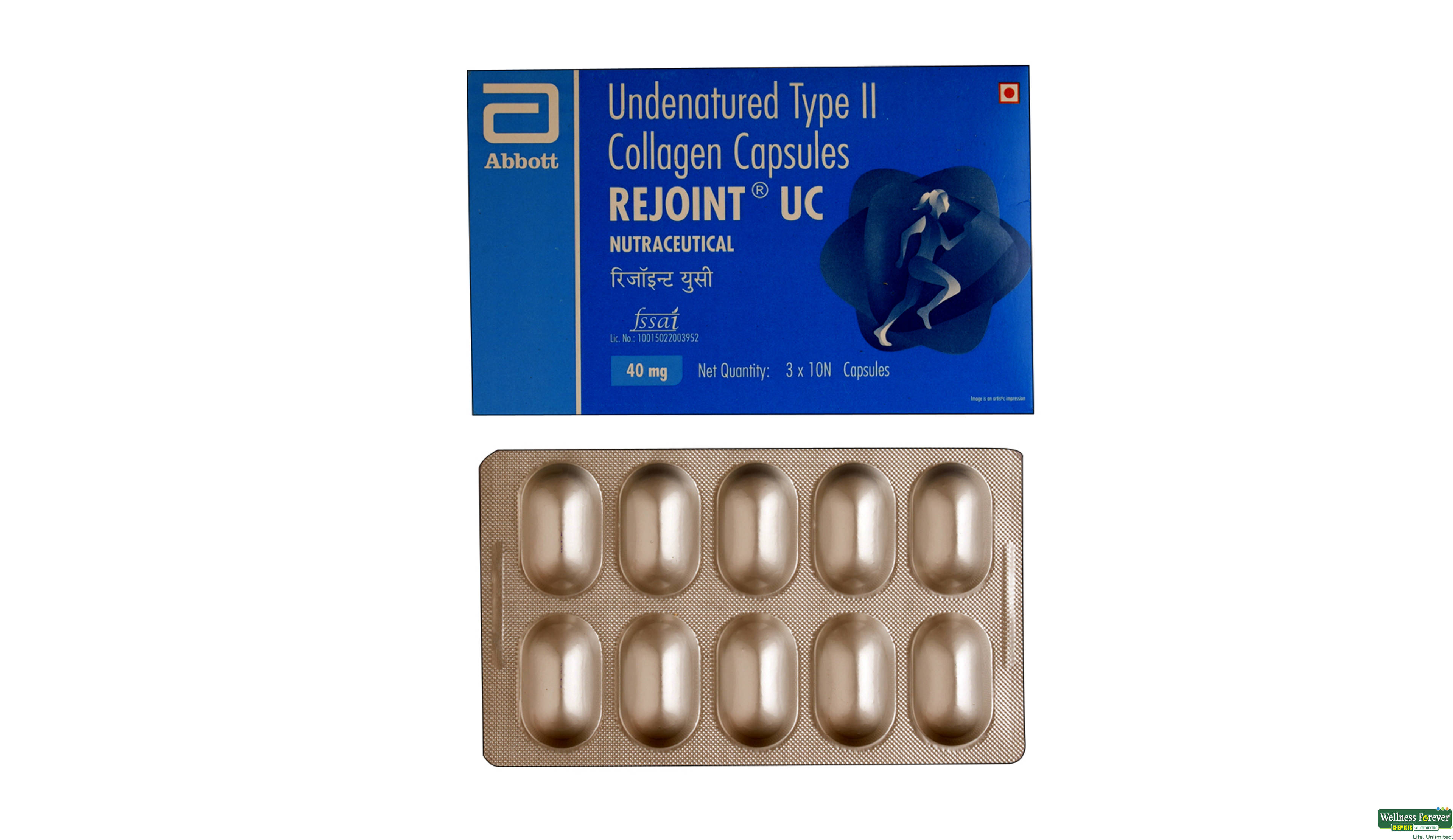 REJOINT-UC 40MG 10CAP- 1, 10CAP, 