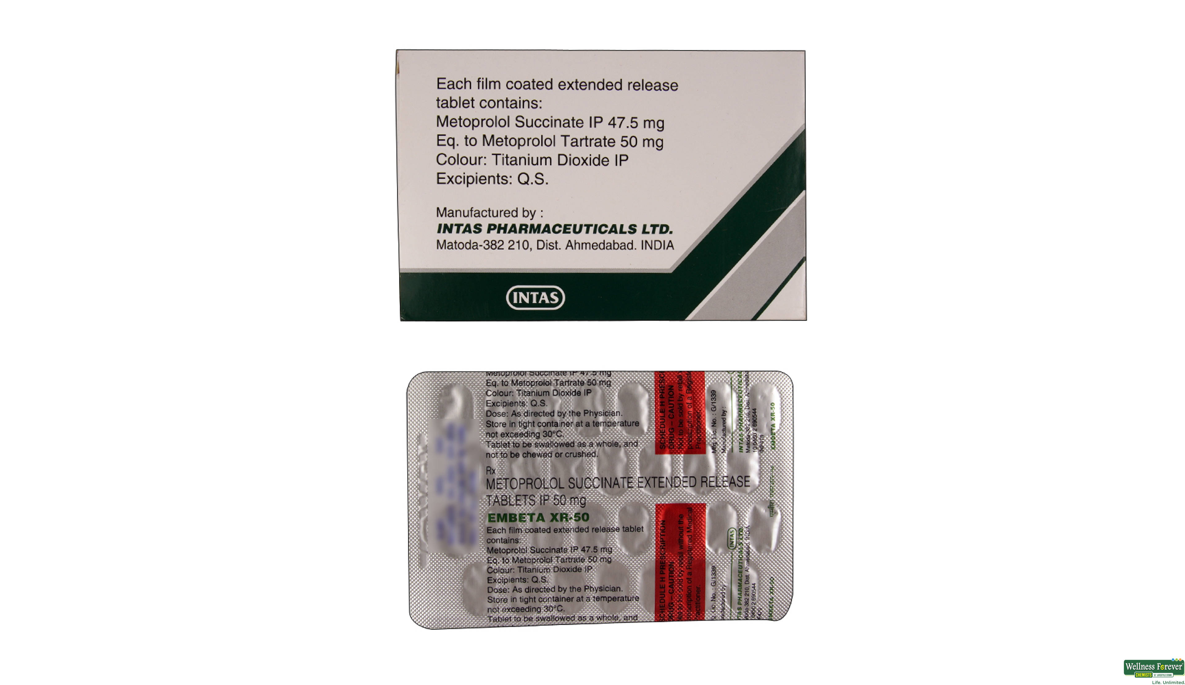 EMBETA-XR 50MG 30TAB- 2, 30TAB, 