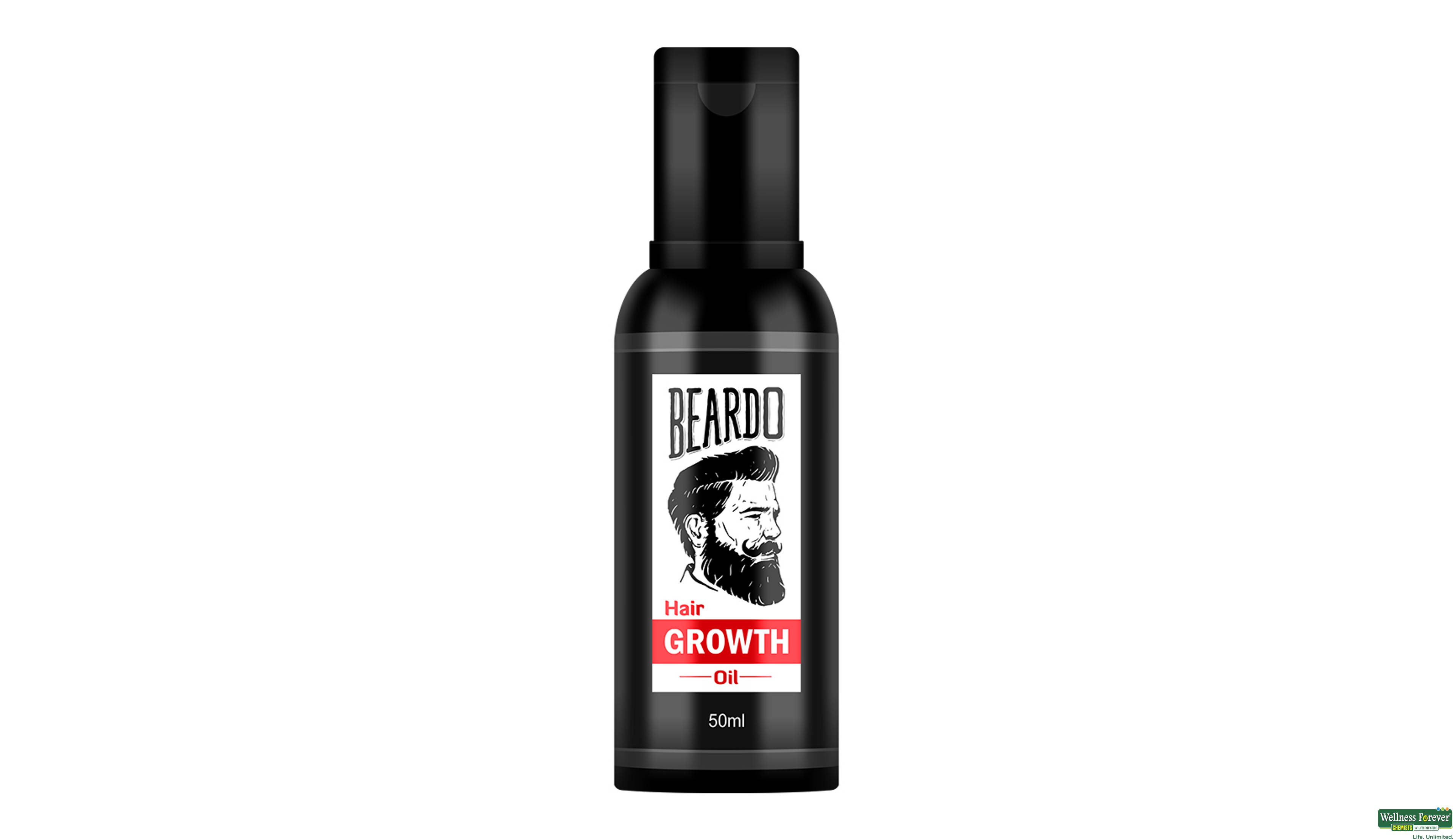 BEARDO BEARD HR/OIL GROWTH 50ML- 1, 50ML, 