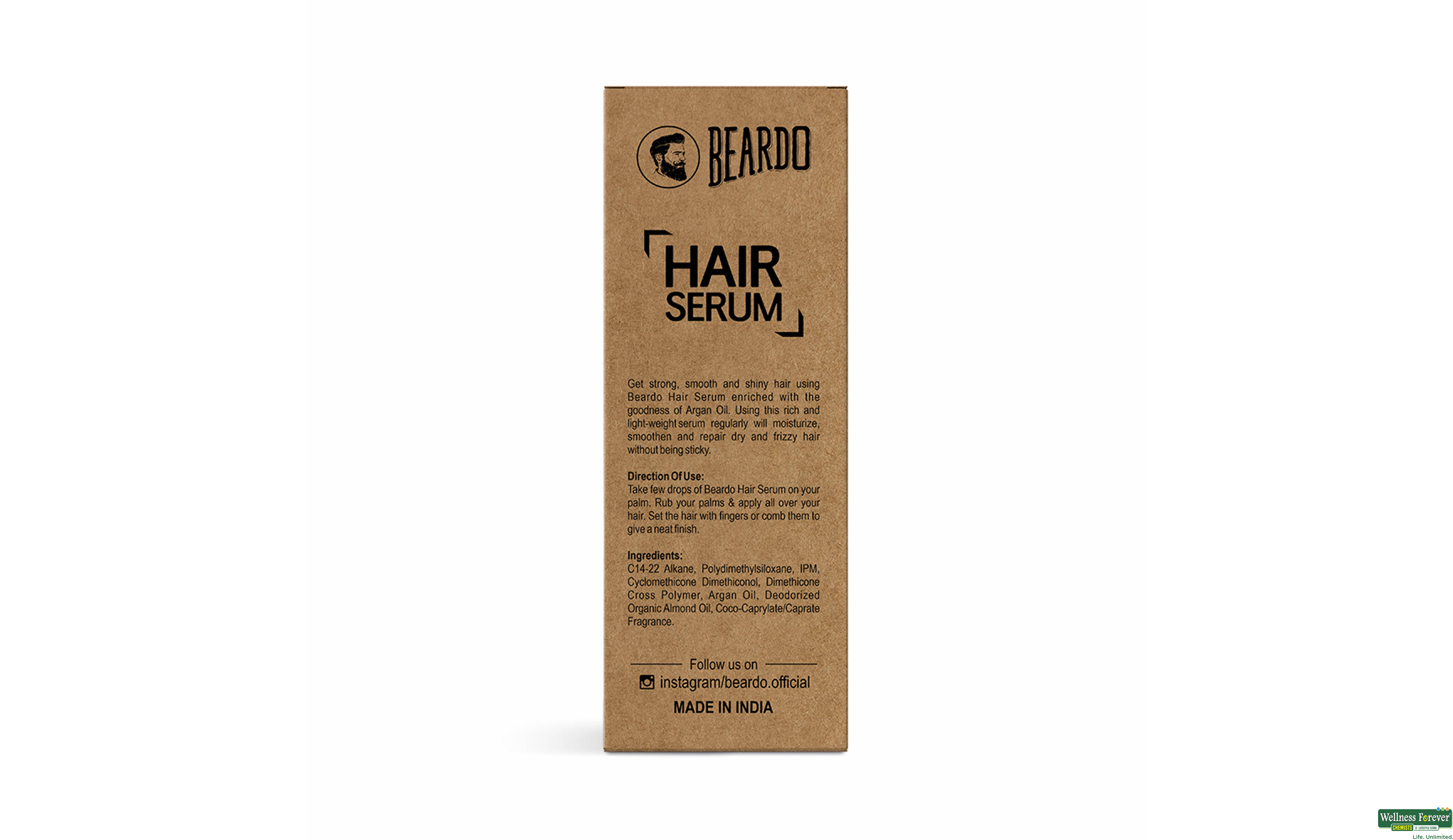BEARDO HR/SERUM WITH ARGAN OIL 50ML- 4, 50ML, 