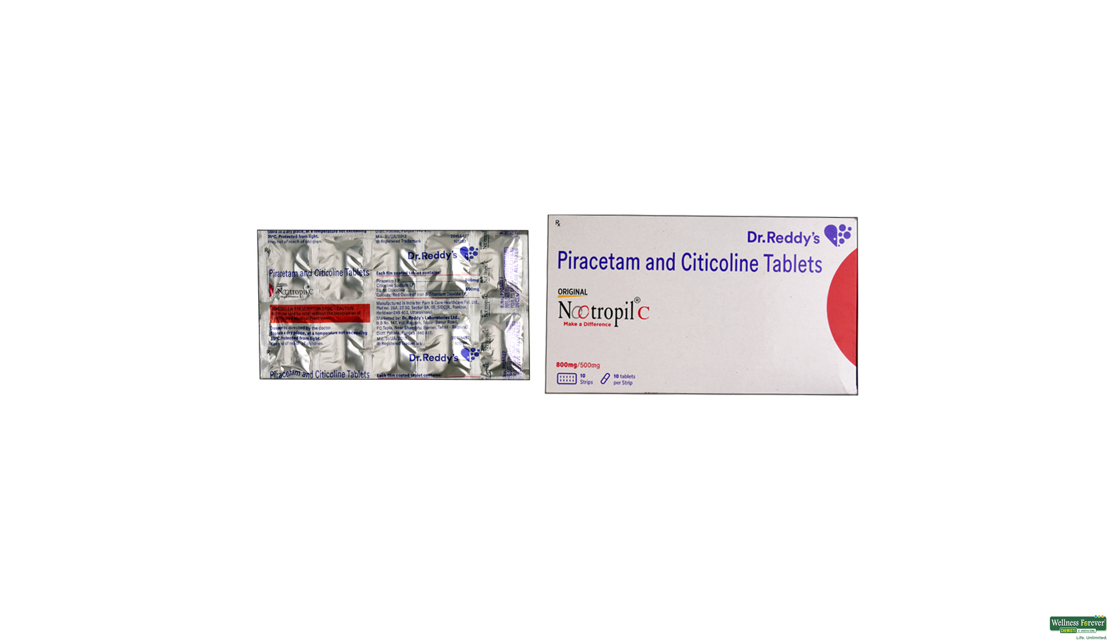 NOOTROPIL-C 10TAB- 1, 10TAB, 