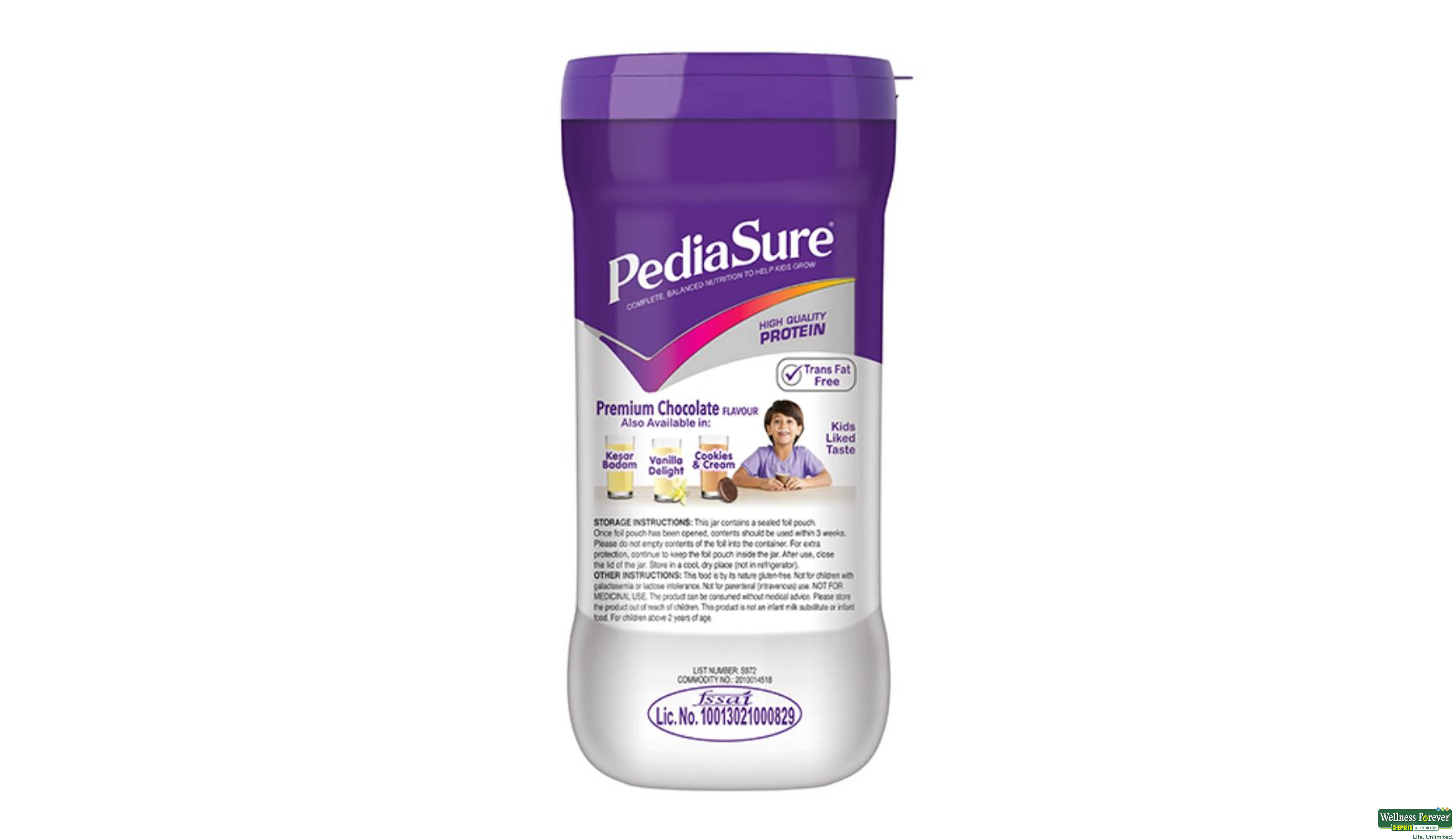 PEDIASURE ADVANC PLUS VANI POW JAR 400GM- 2, 400GM, null