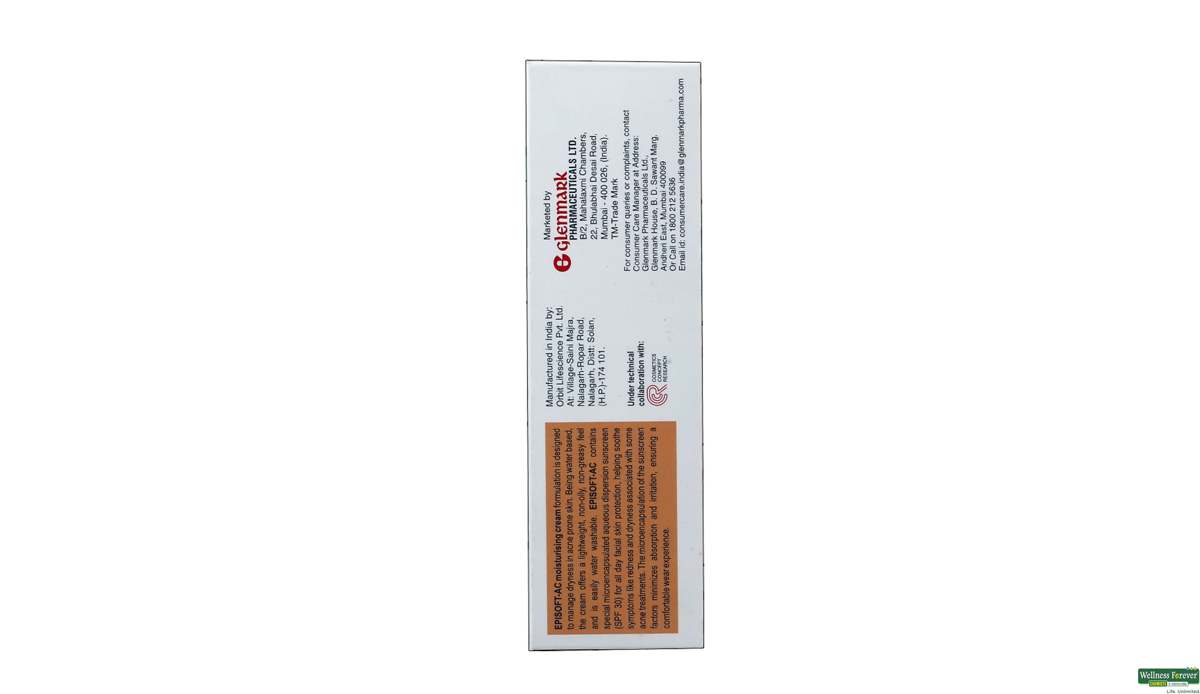 EPISOFT-AC MOIST CREAM 75GM- 2, 75GM, 
