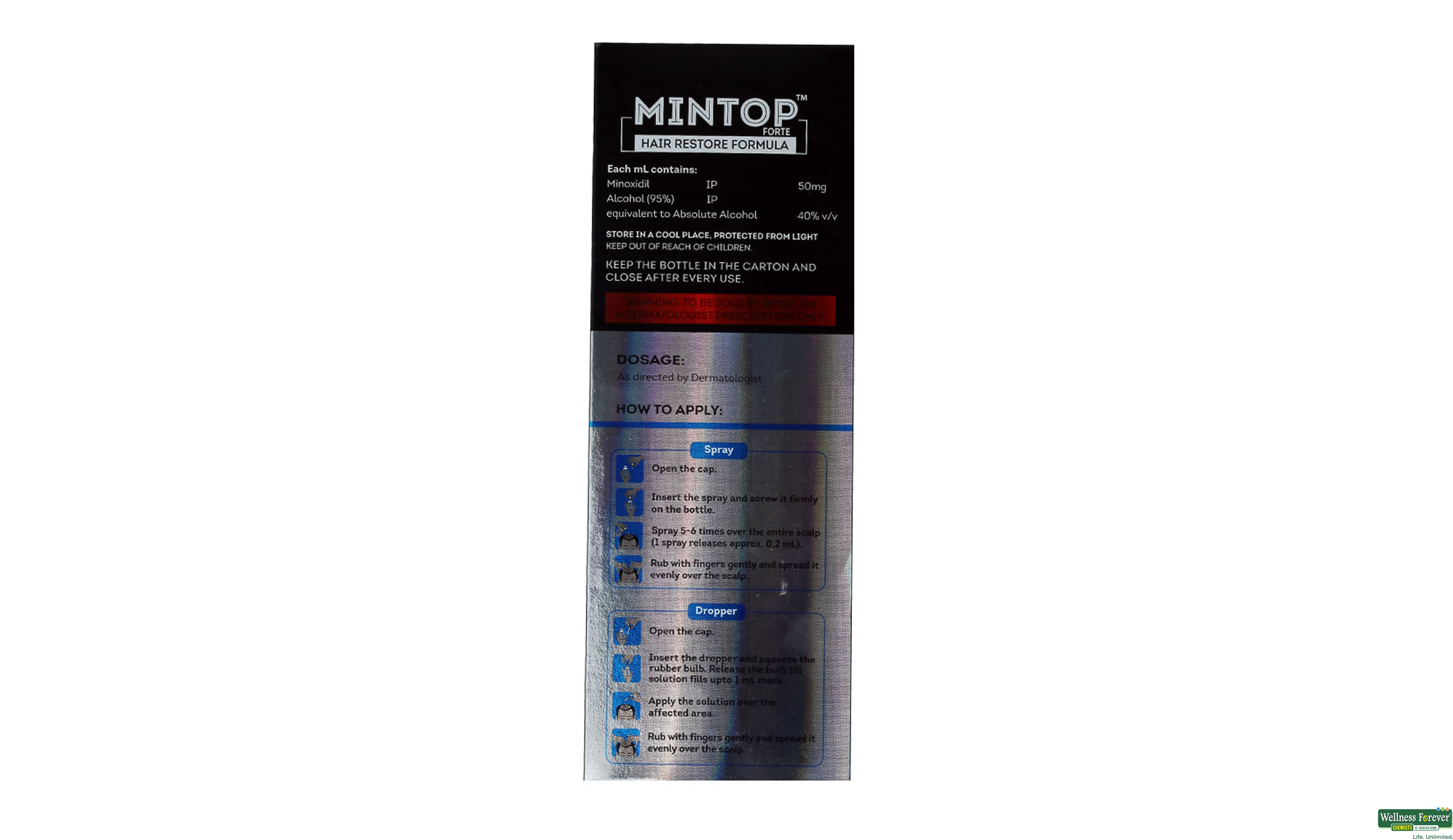 MINTOP-FORTE 5% SOLN 120ML- 2, 120ML, 