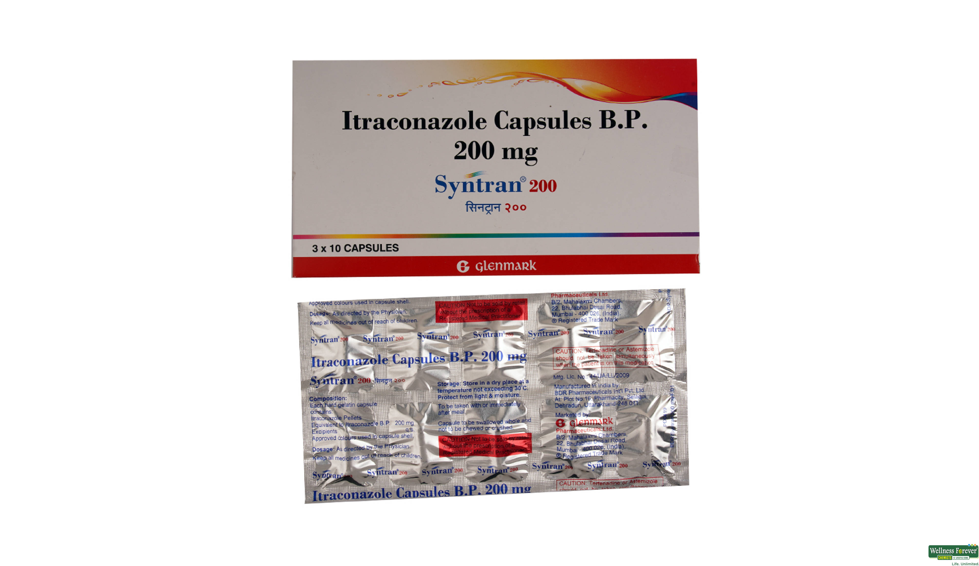 SYNTRAN 200MG 10CAP- 1, 10CAP, 
