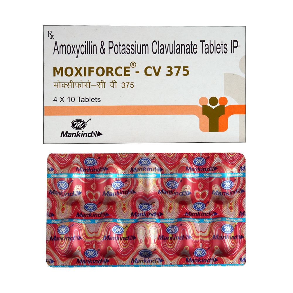 Buy Moxiforce CV 375 10 Tablets Online at Best Prices Wellness