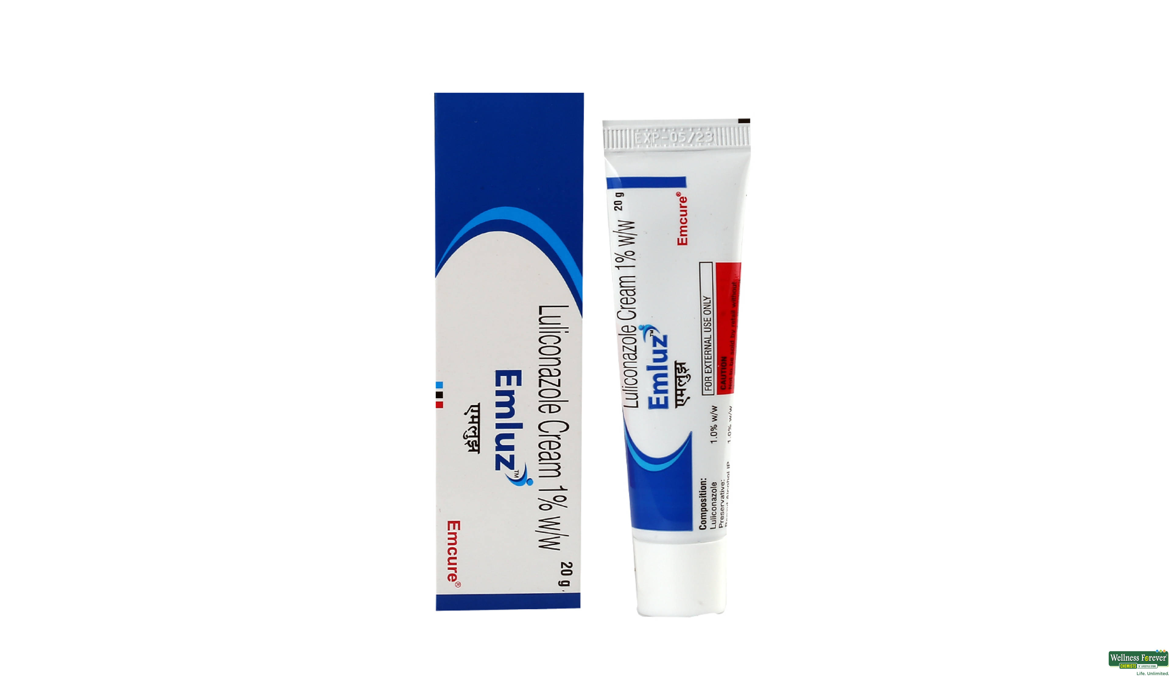 EMLUZ 1% CREAM 20GM- 1, 20GM, 