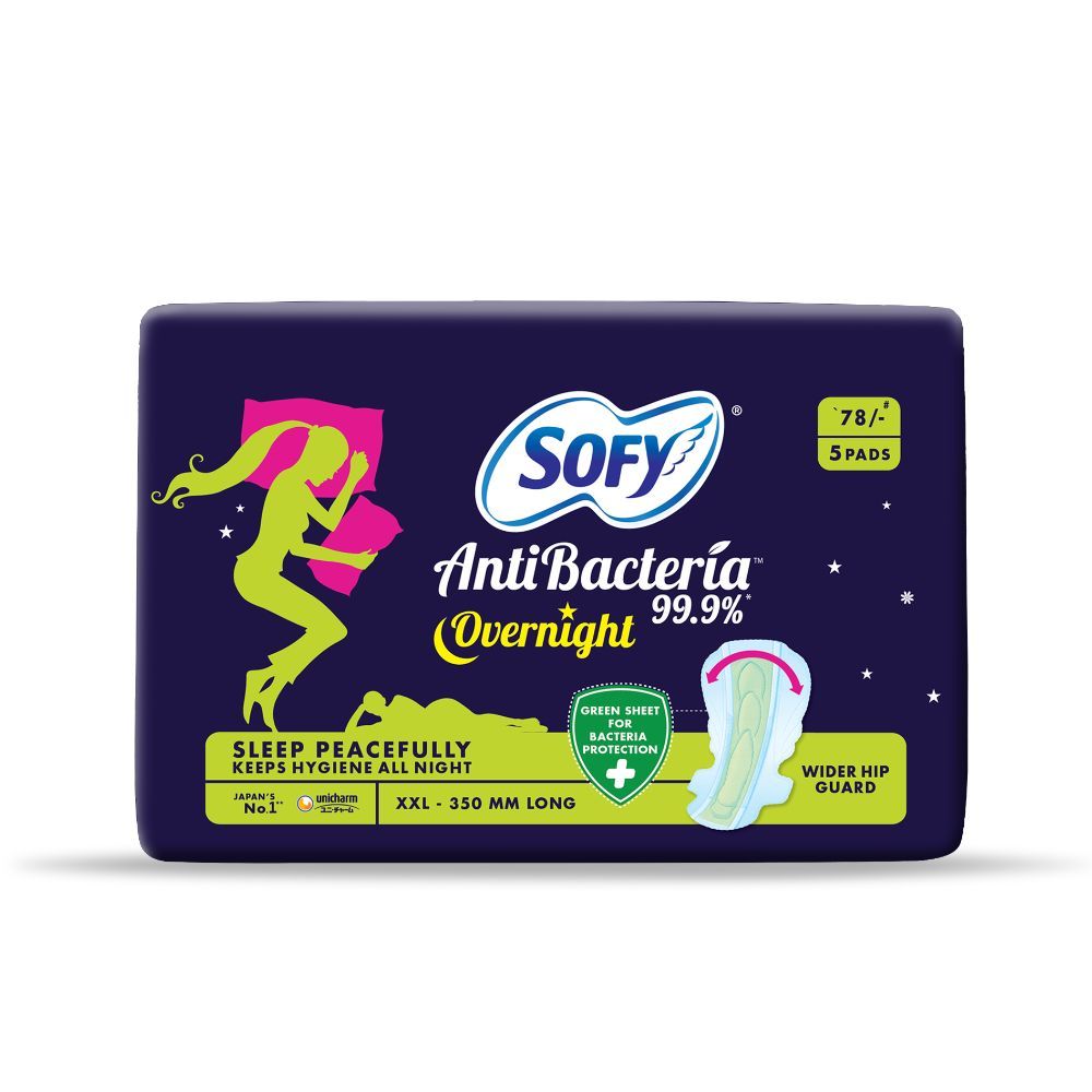 Buy Sofy Bodyfit Overnight Sanitary Pads, XXL, 5 pcs Online at