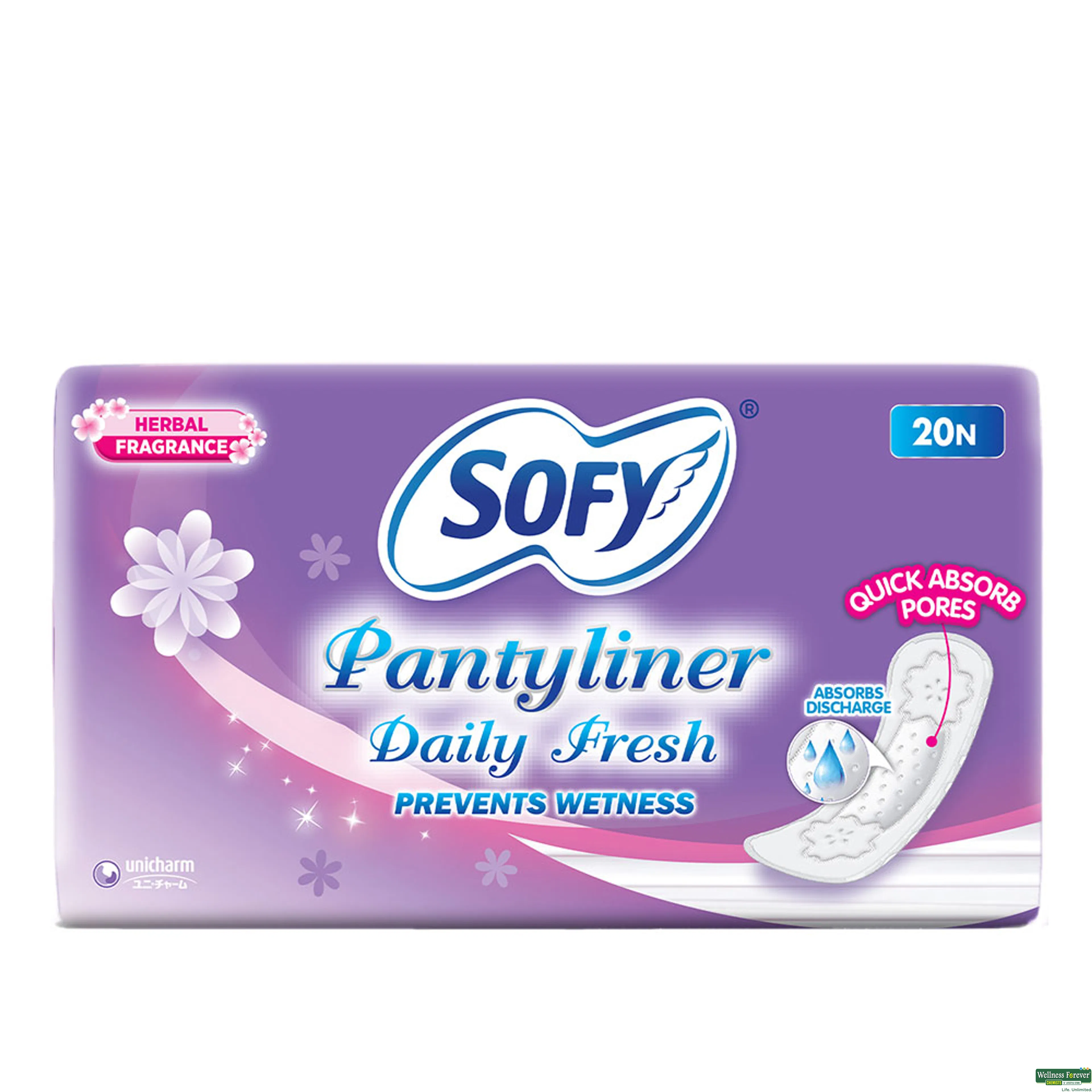 SOFY PANTYLINER DAILY FRESH 20PC-image