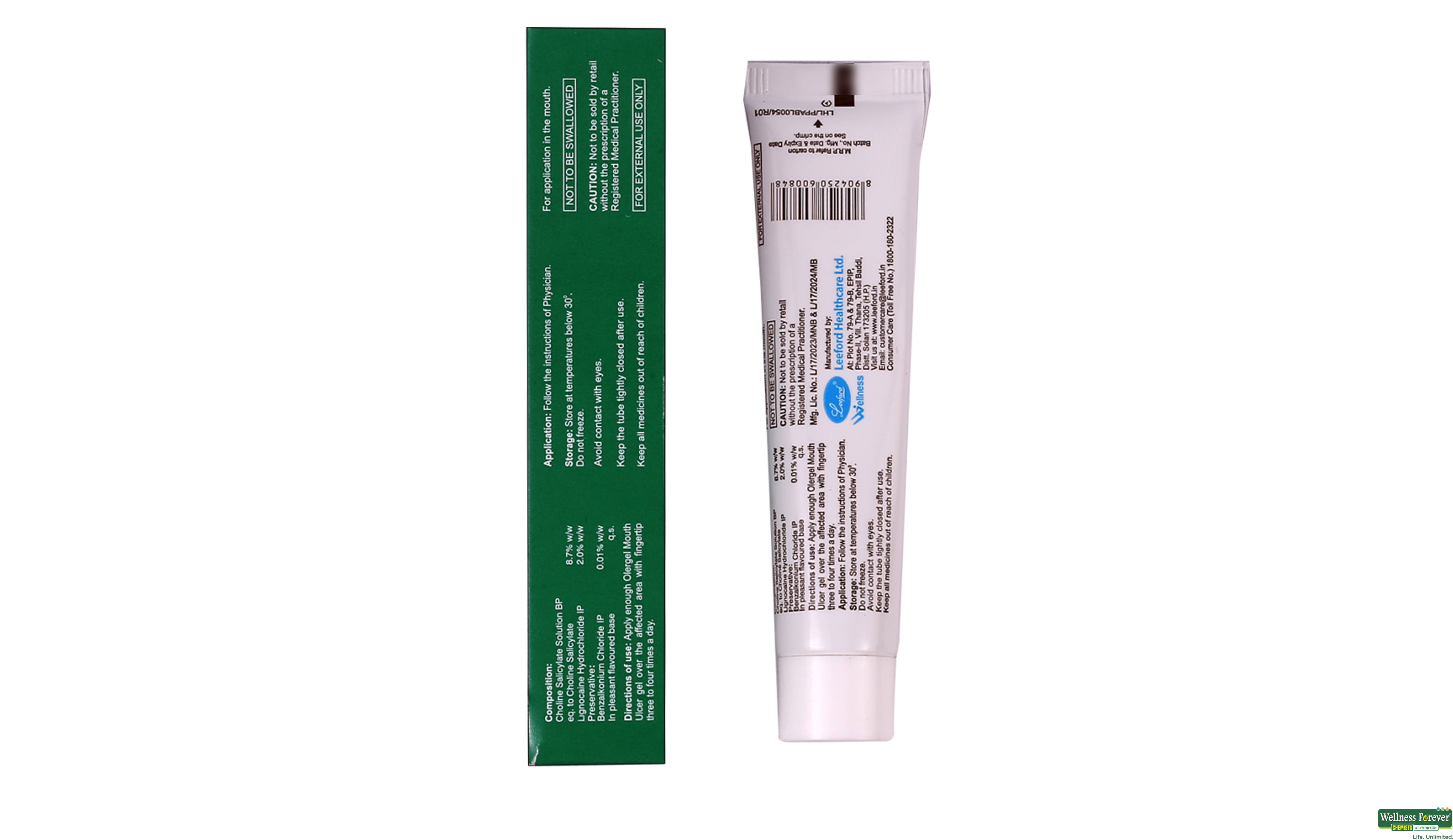 OLERGEL MOUTH ULCER GEL 15GM- 2, 15GM, 