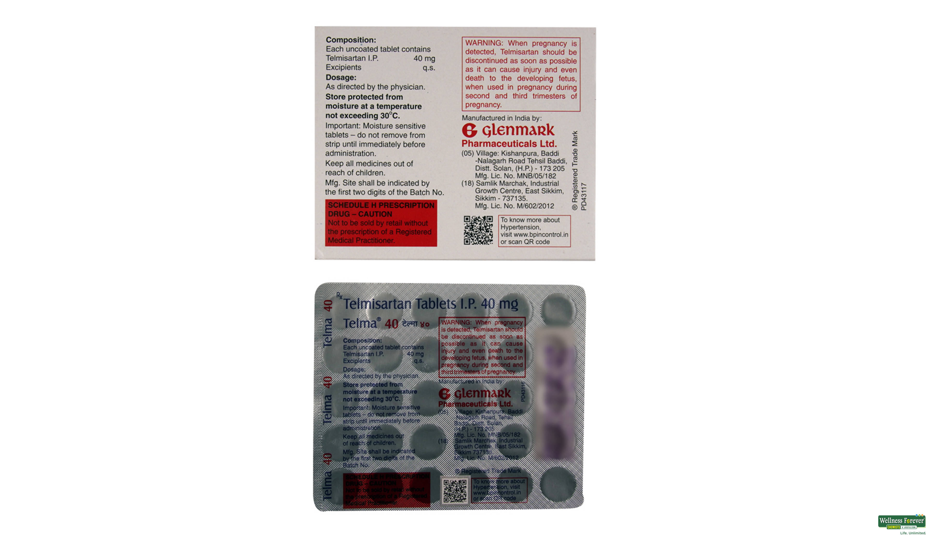 TELMA 40MG 30TAB- 2, 30TAB, 