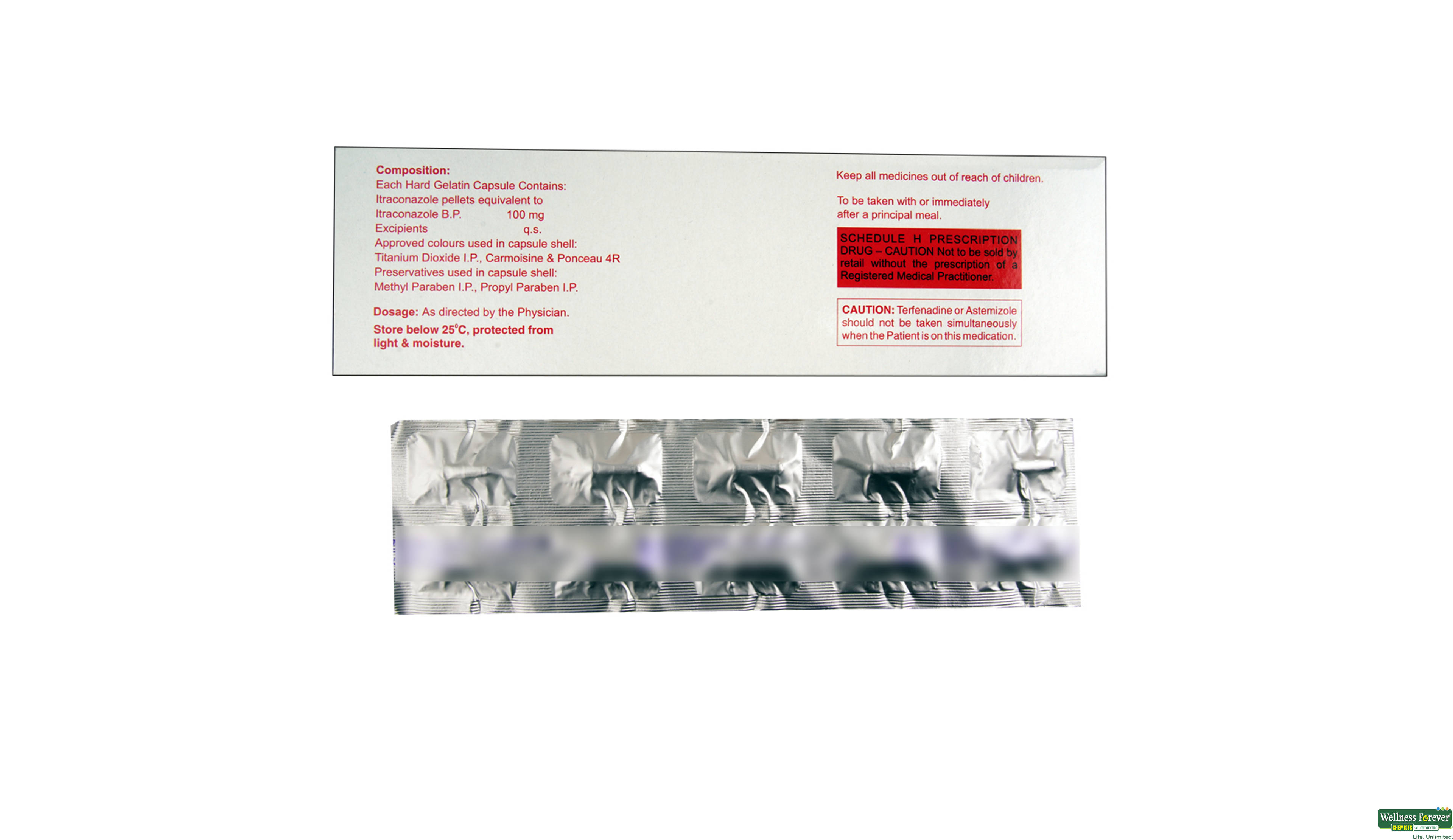 CANDITRAL 100MG 10CAP- 2, 10CAP, 