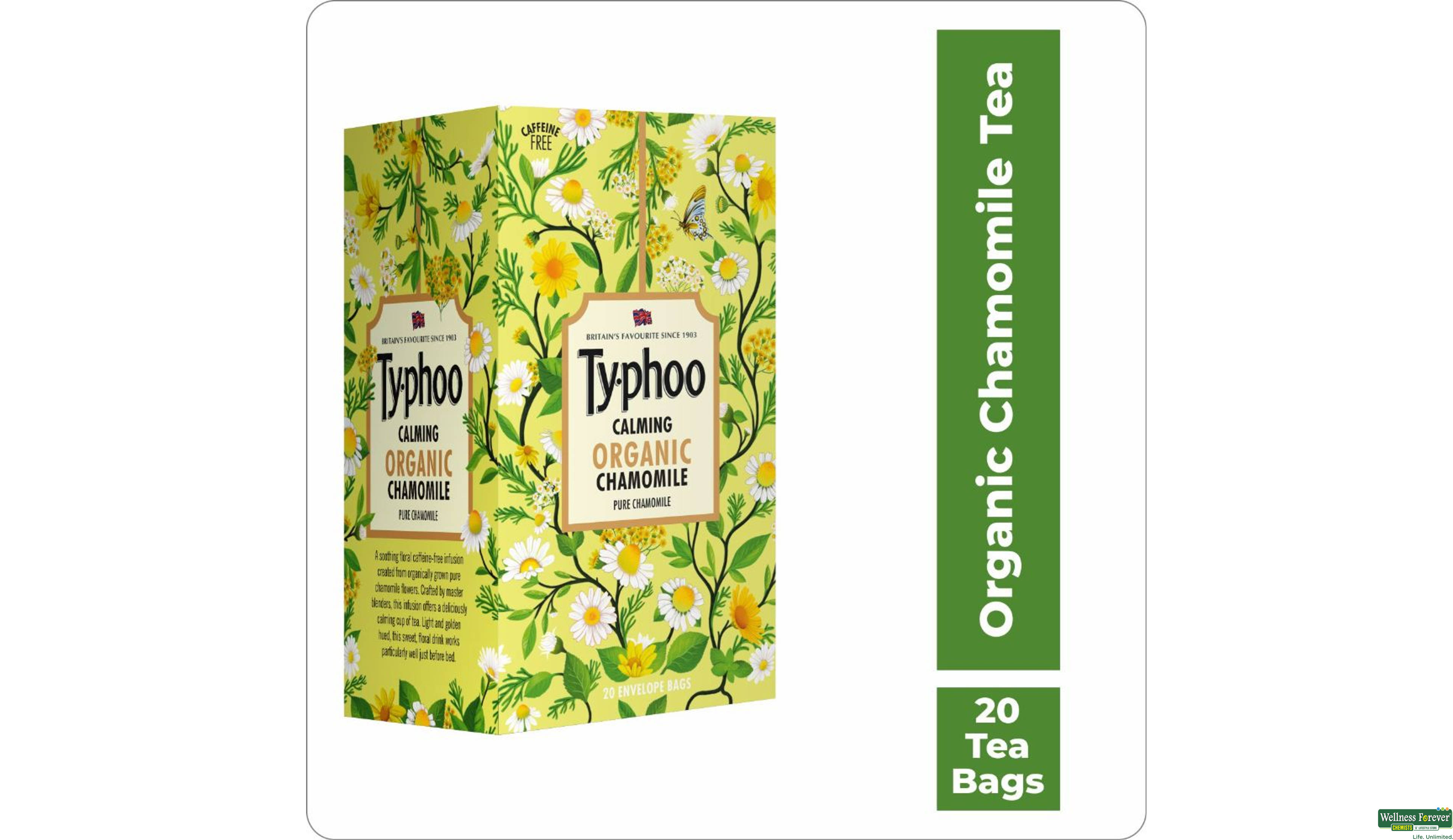 TY-PHOO TEA ORGANIC CHAMOMILE 20BAGS- 1, 20BAGS, null