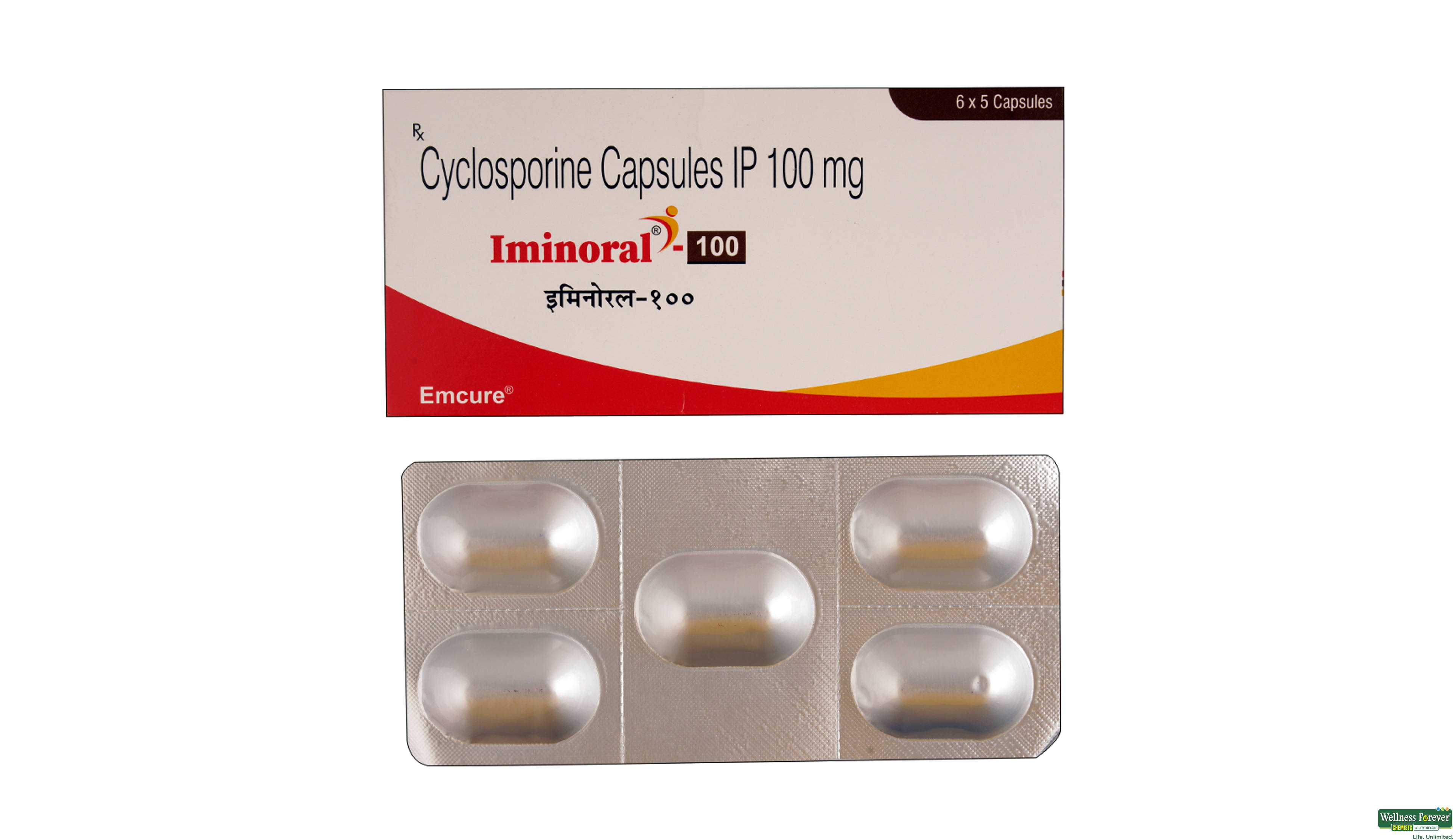 IMINORAL 100MG 5CAP- 1, 5CAP, 