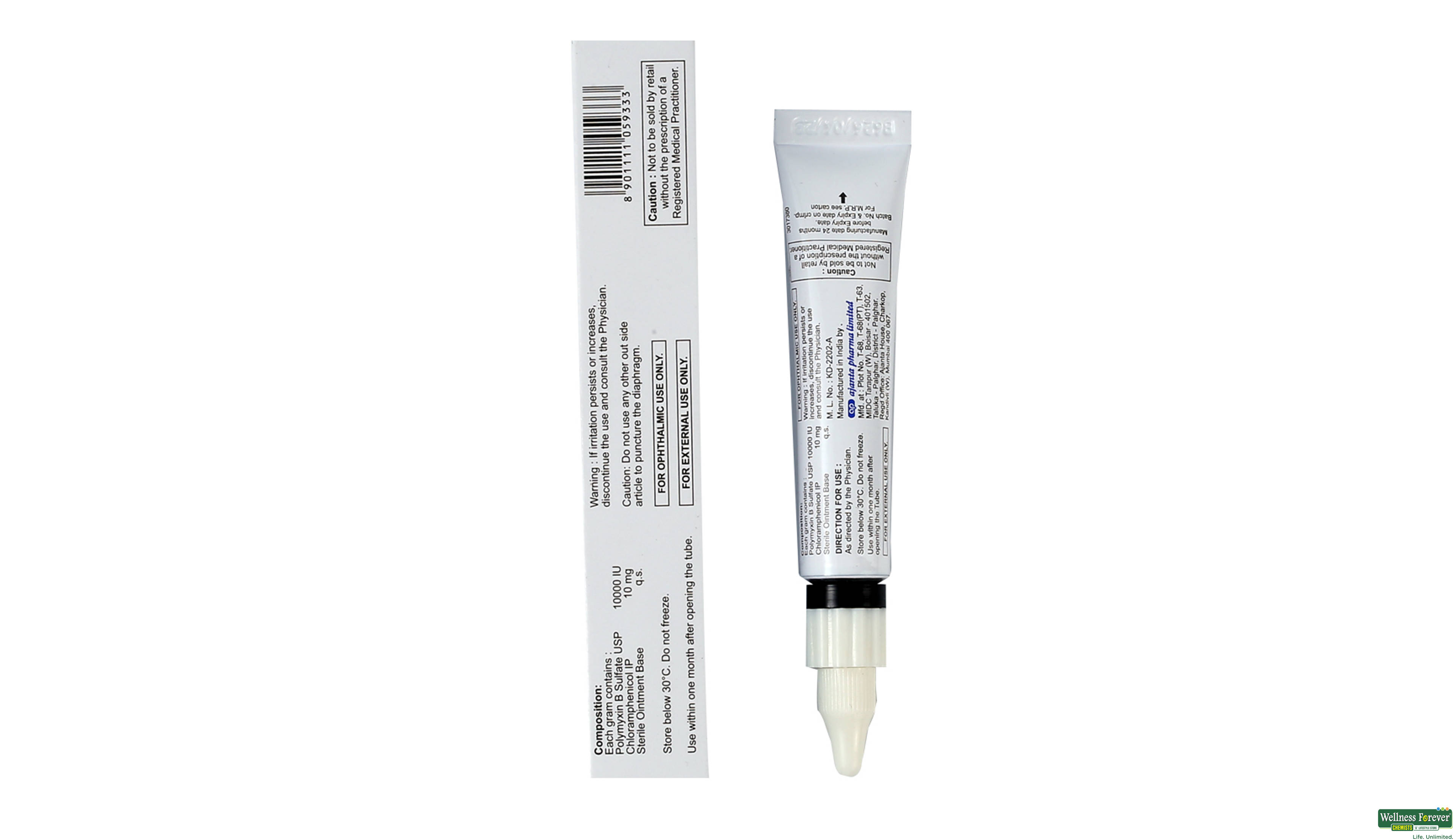 POLYNASE OINT 5GM- 2, 5GM, 