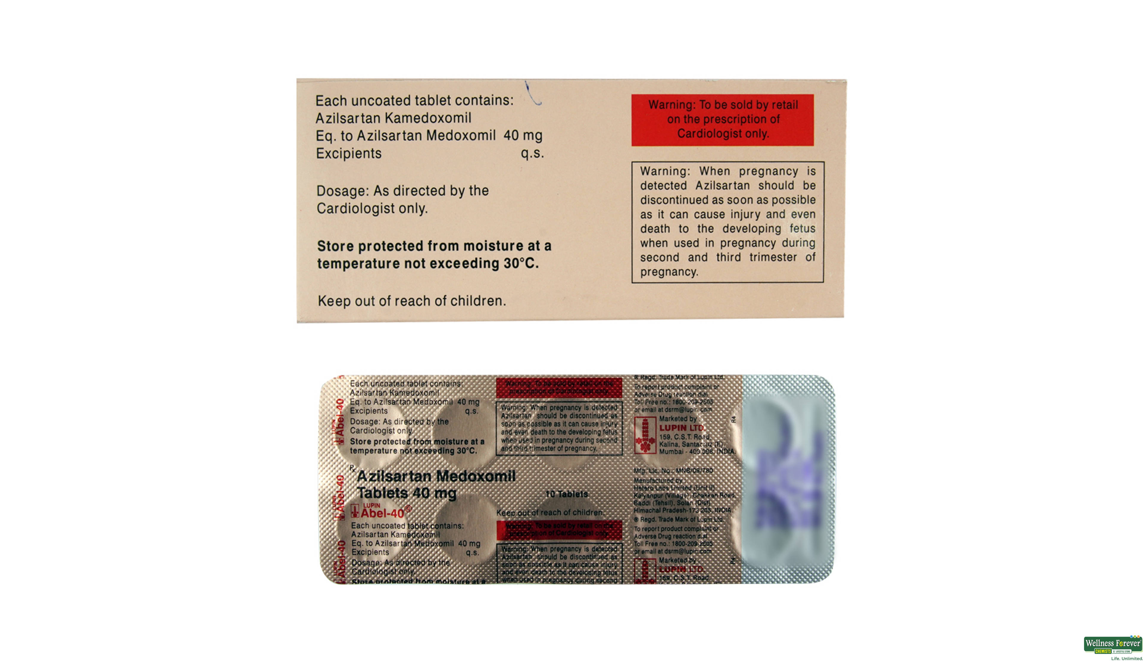 ABEL 40MG 10TAB- 2, 10TAB, 