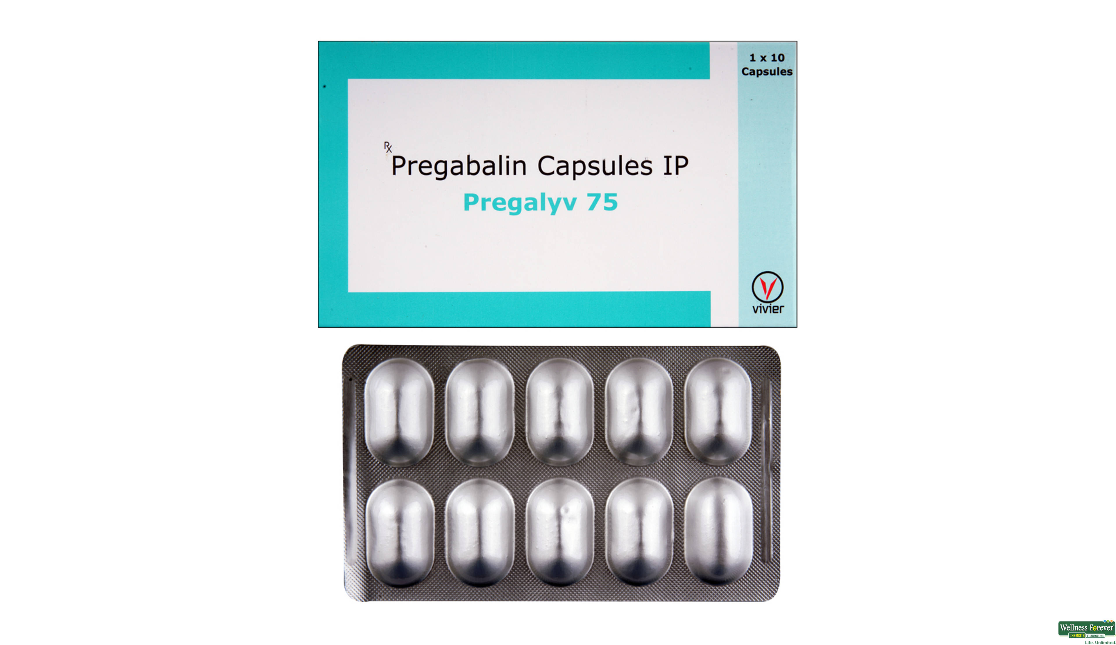 PREGALYV 75MG 10CAP- 1, 10CAP, 