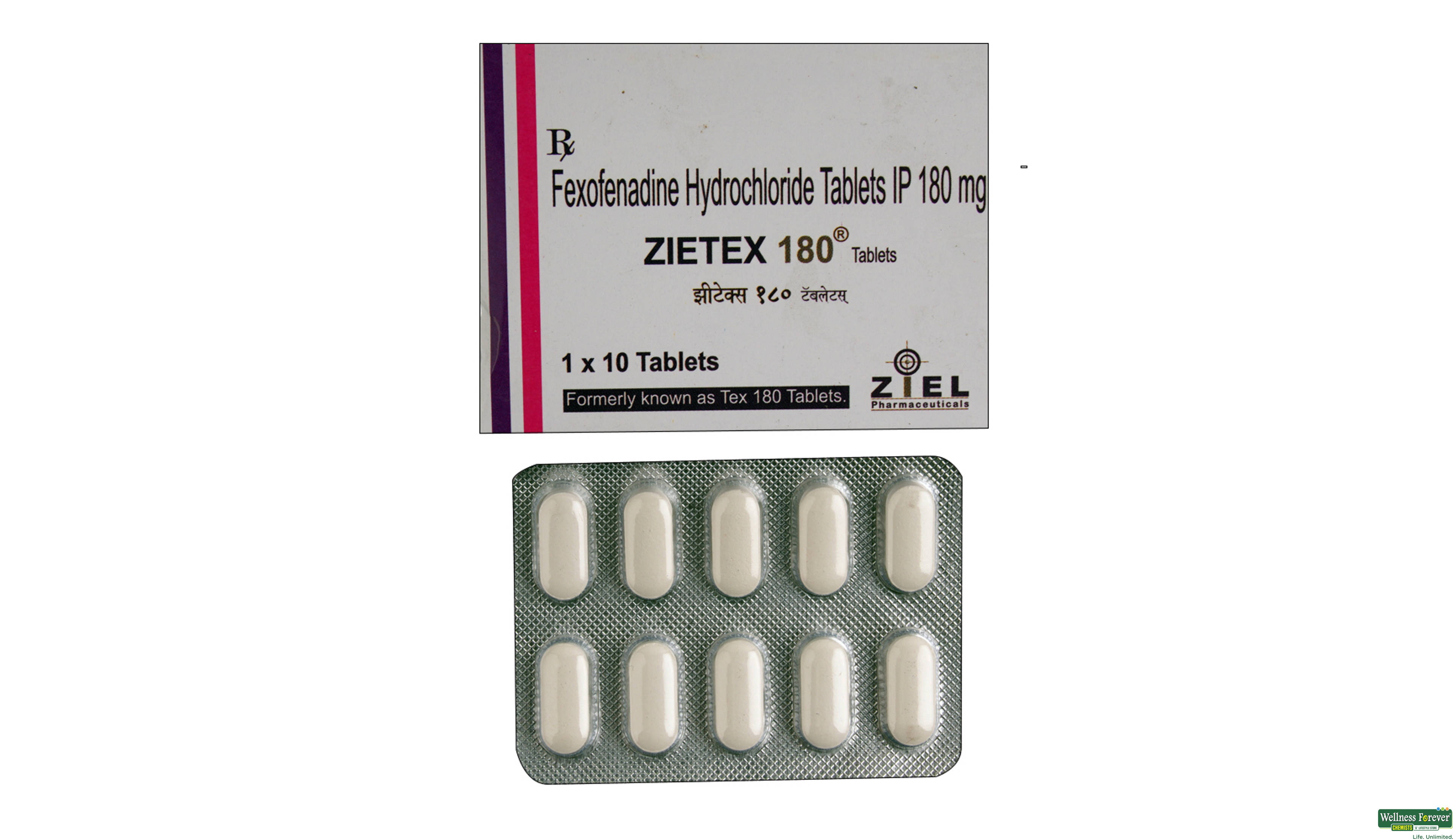 ZIETEX 180 10TAB- 1, 10TAB, 