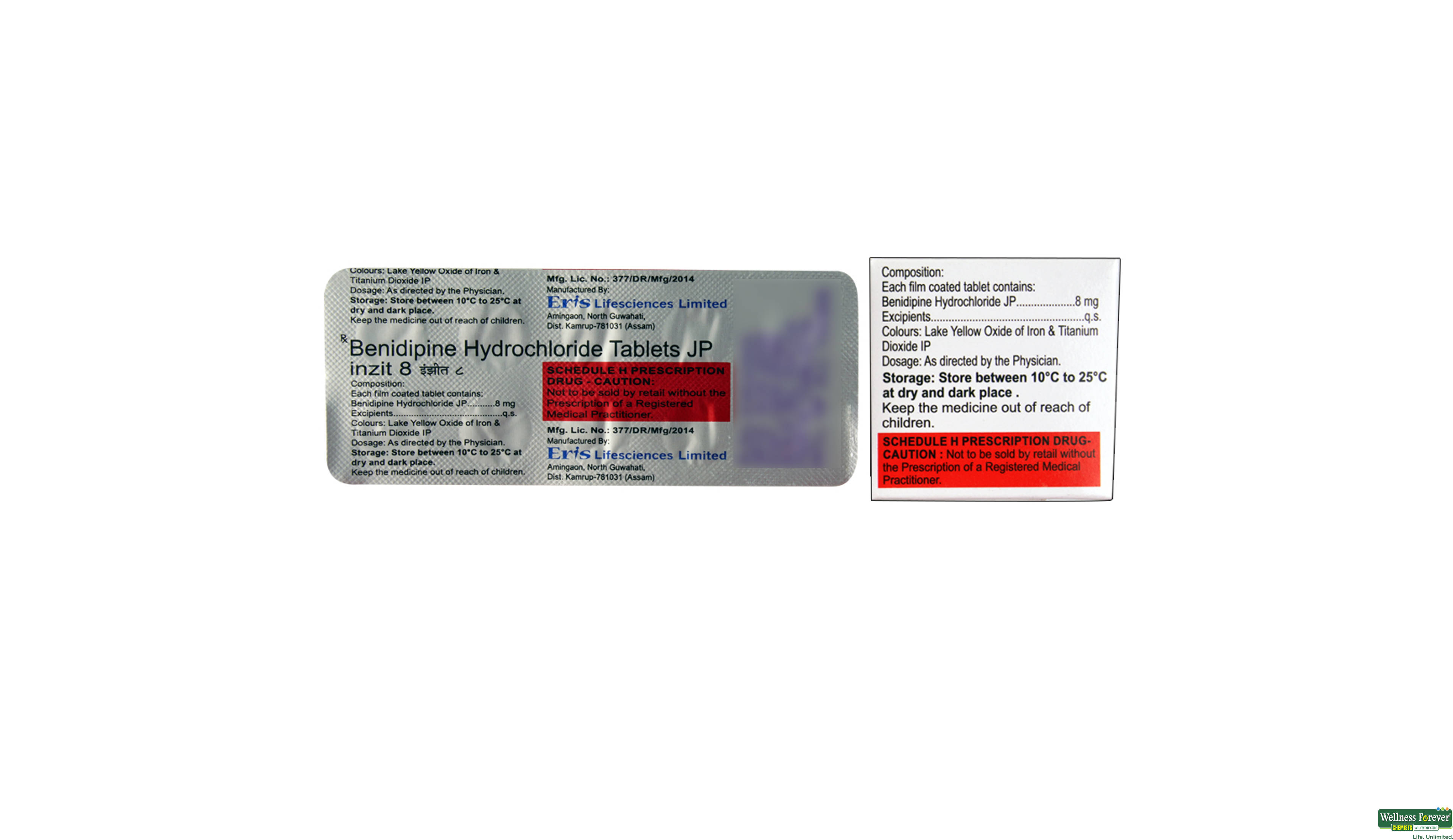 INZIT 8MG 10TAB- 2, 10TAB, 