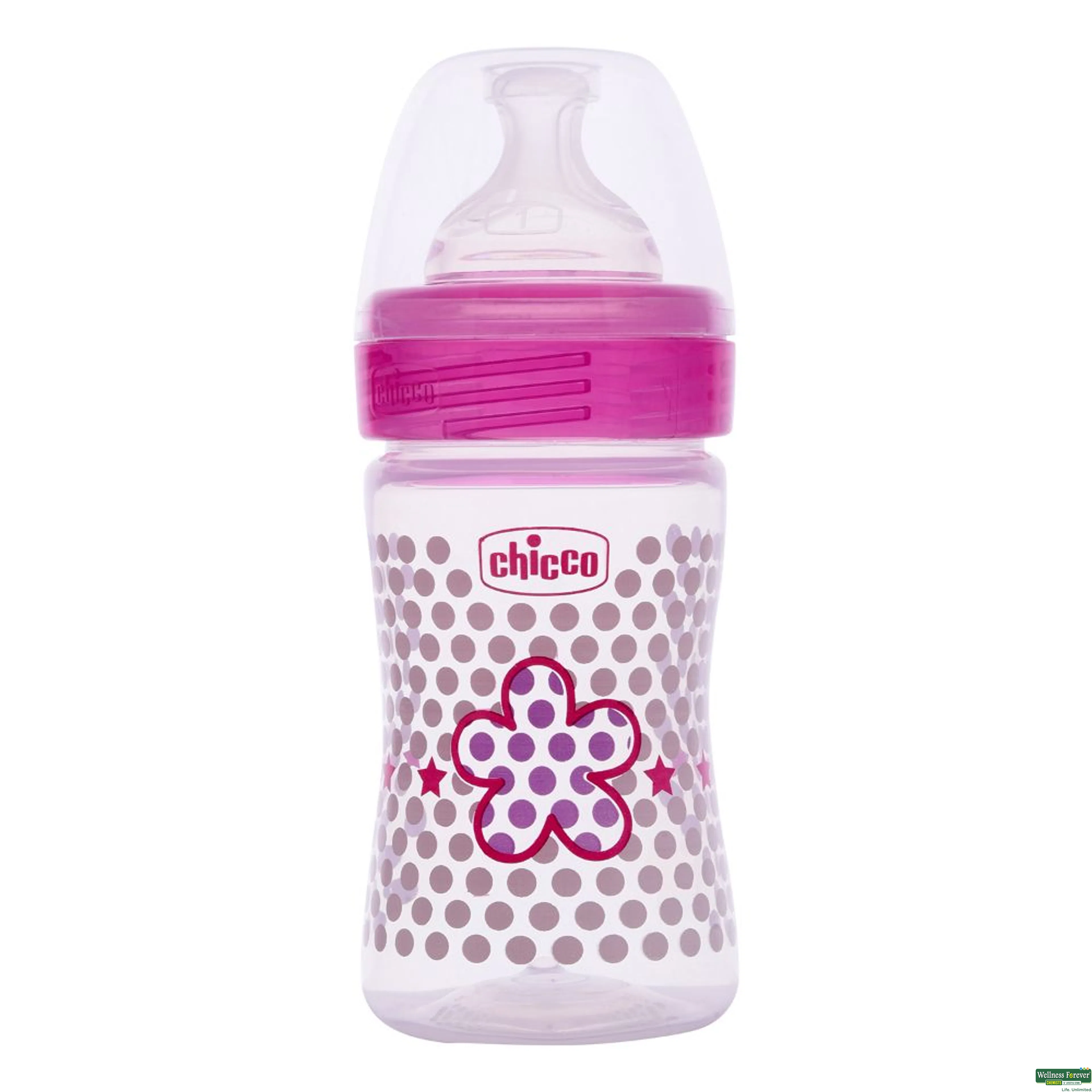 CHICCO FEED/BOTT PINK 150ML-image